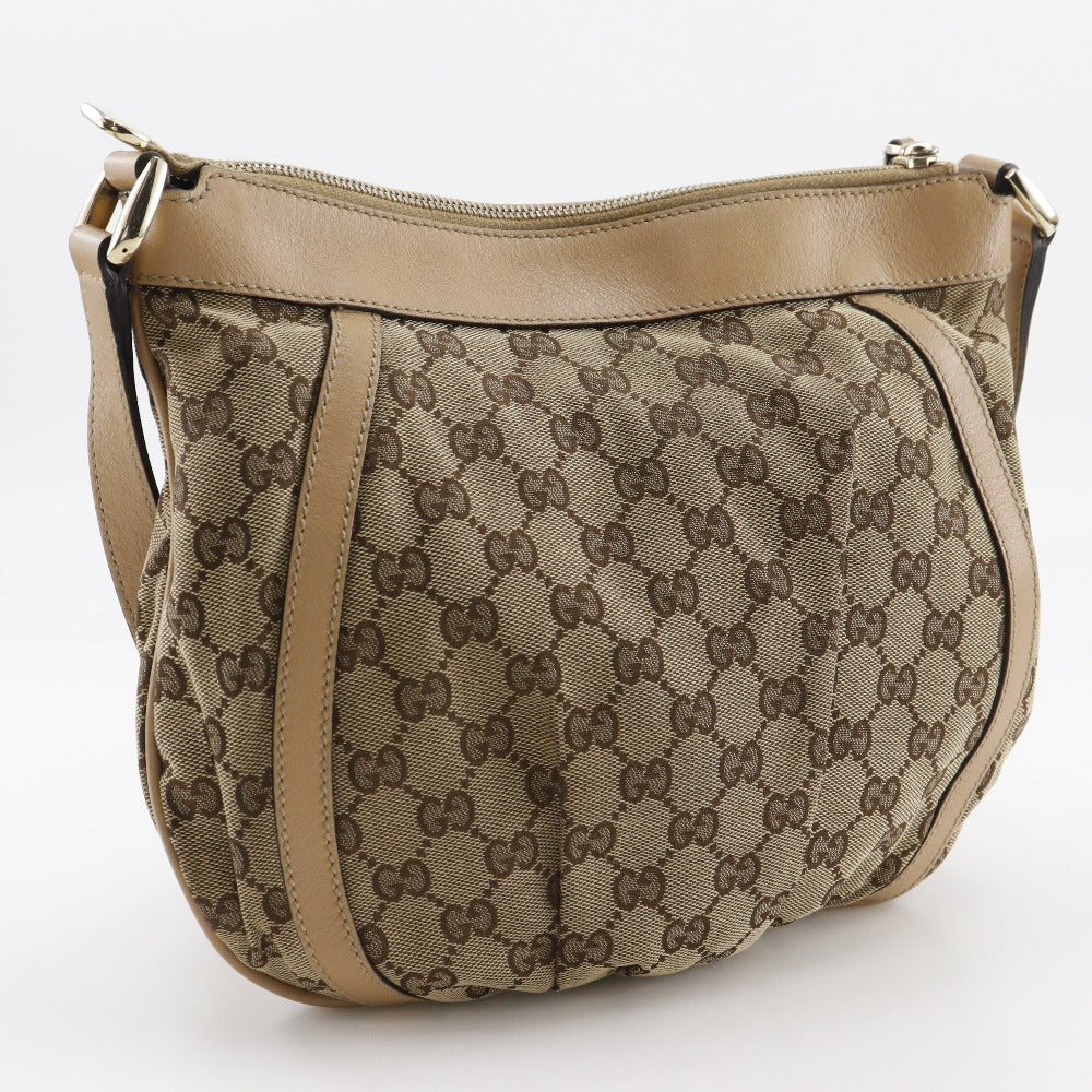 Gucci Abbey Line Shoulder Bag Canvas