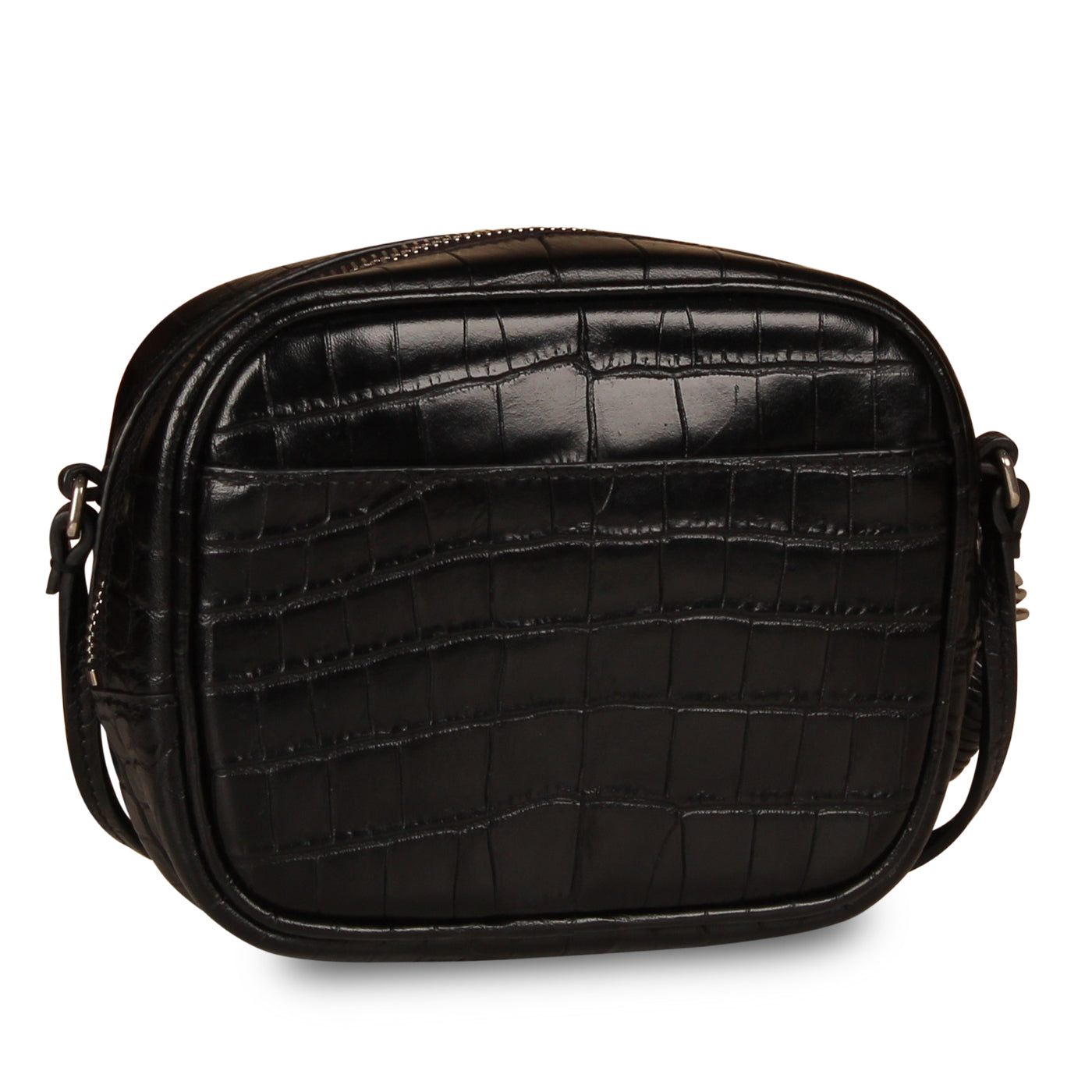 YSL Saint Laurent Lou Camera Bag Croc Small Embossed Crossbody Bag
