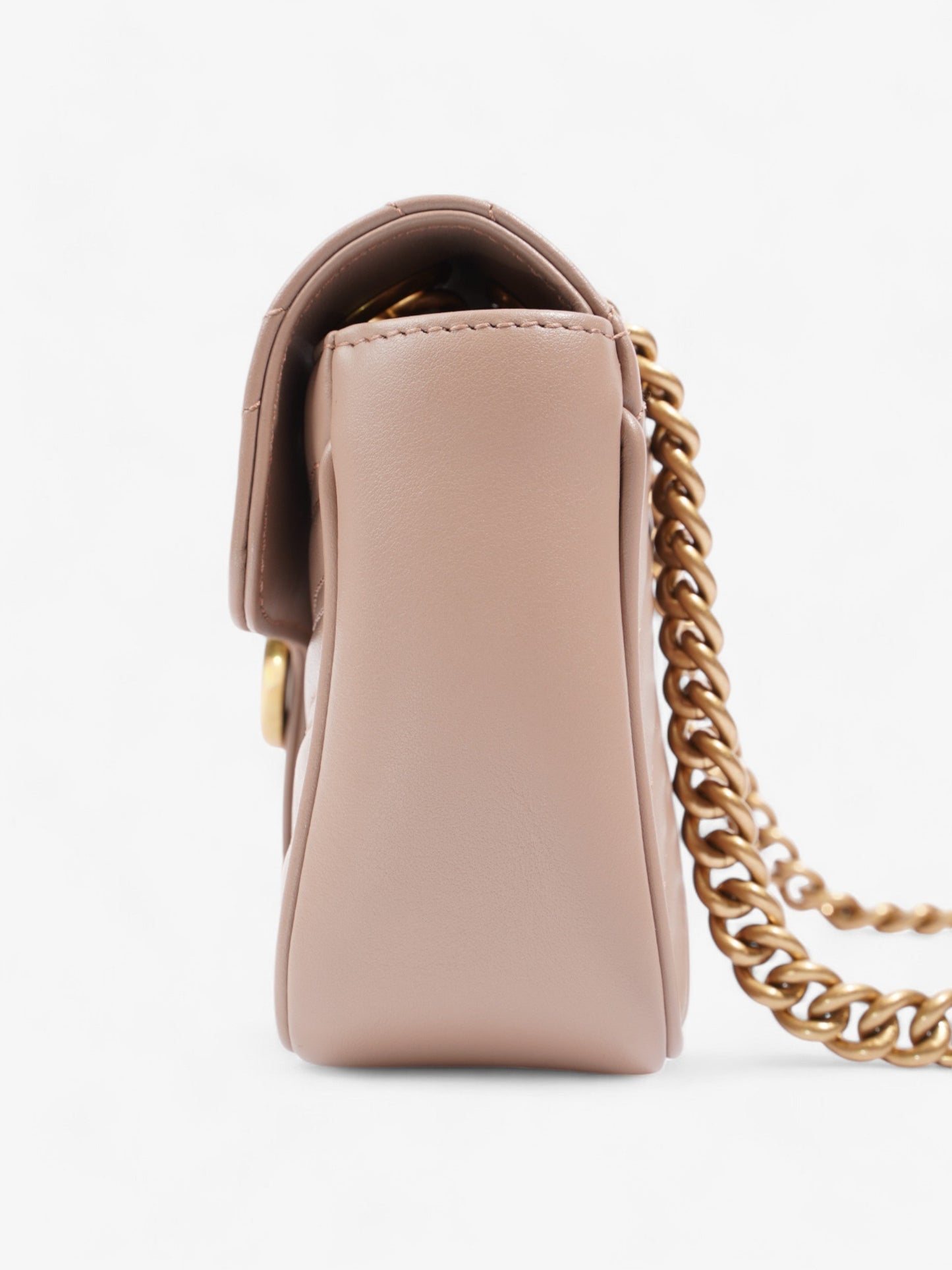 Gucci Marmont Dusty Mini Shoulder Bag Leather Matelasse