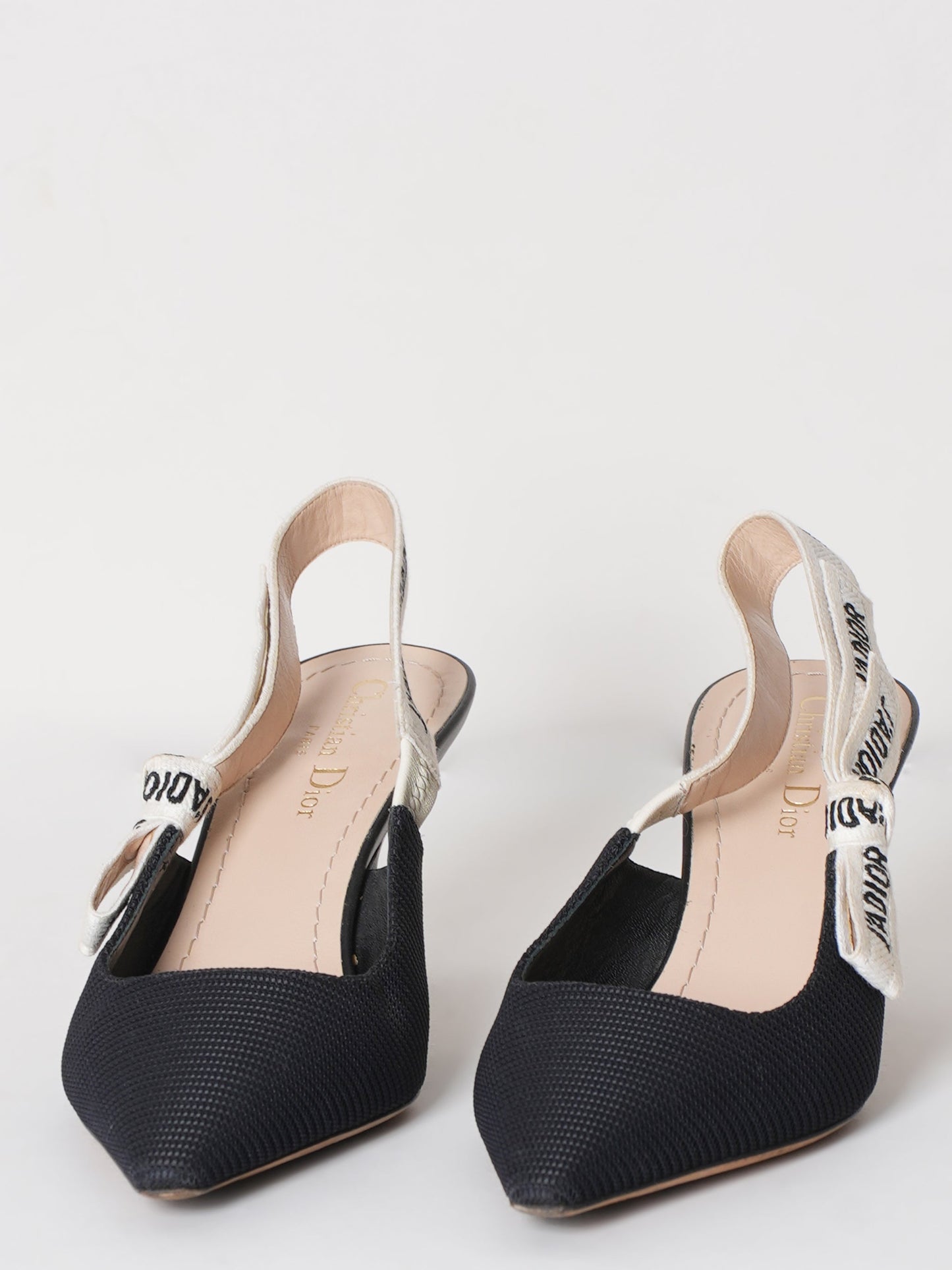 Dior Sling Bag Ja Sling Back Pump Black Shoes