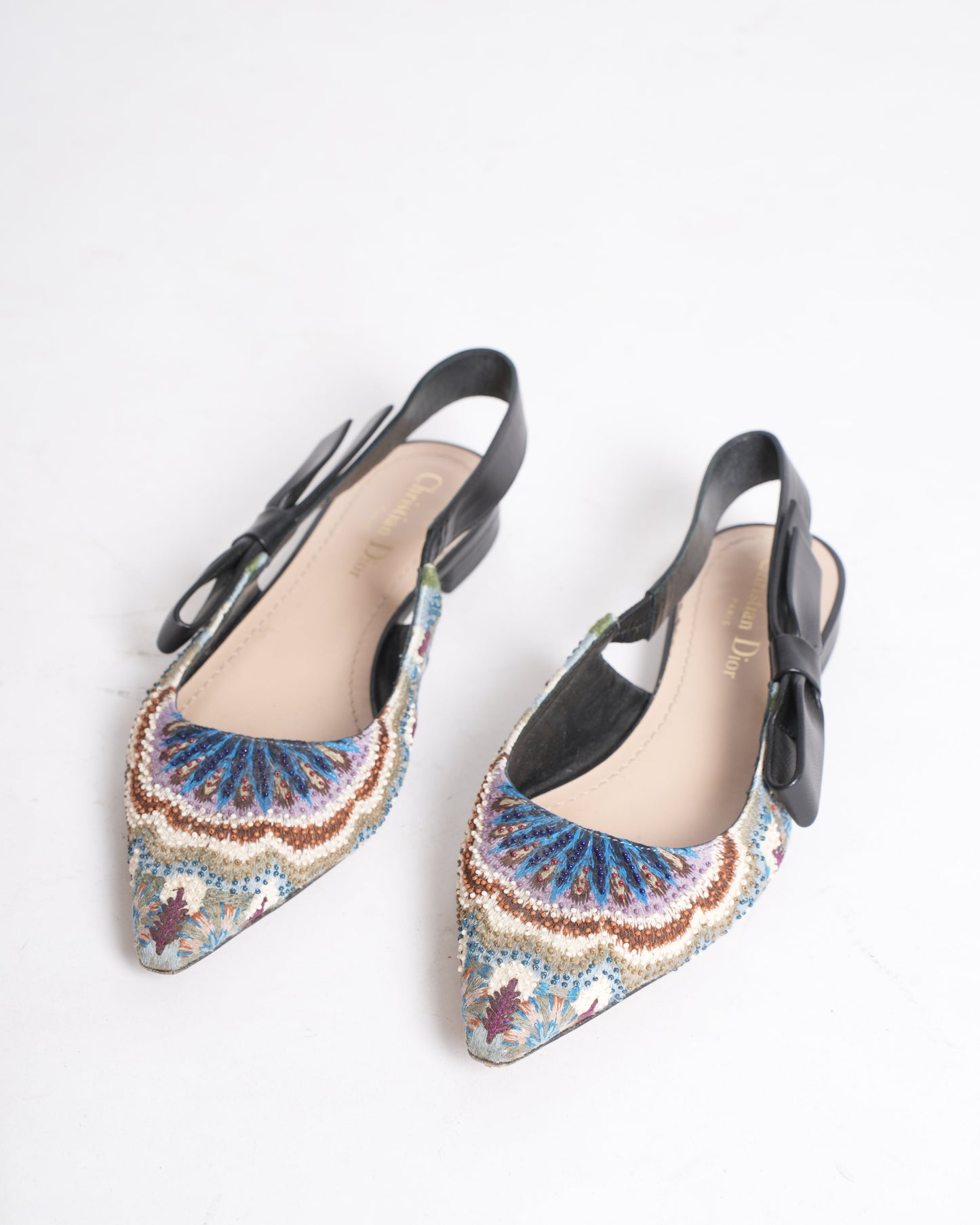 Dior Shoe Sweet D Kaleidoscope Mules Shoes