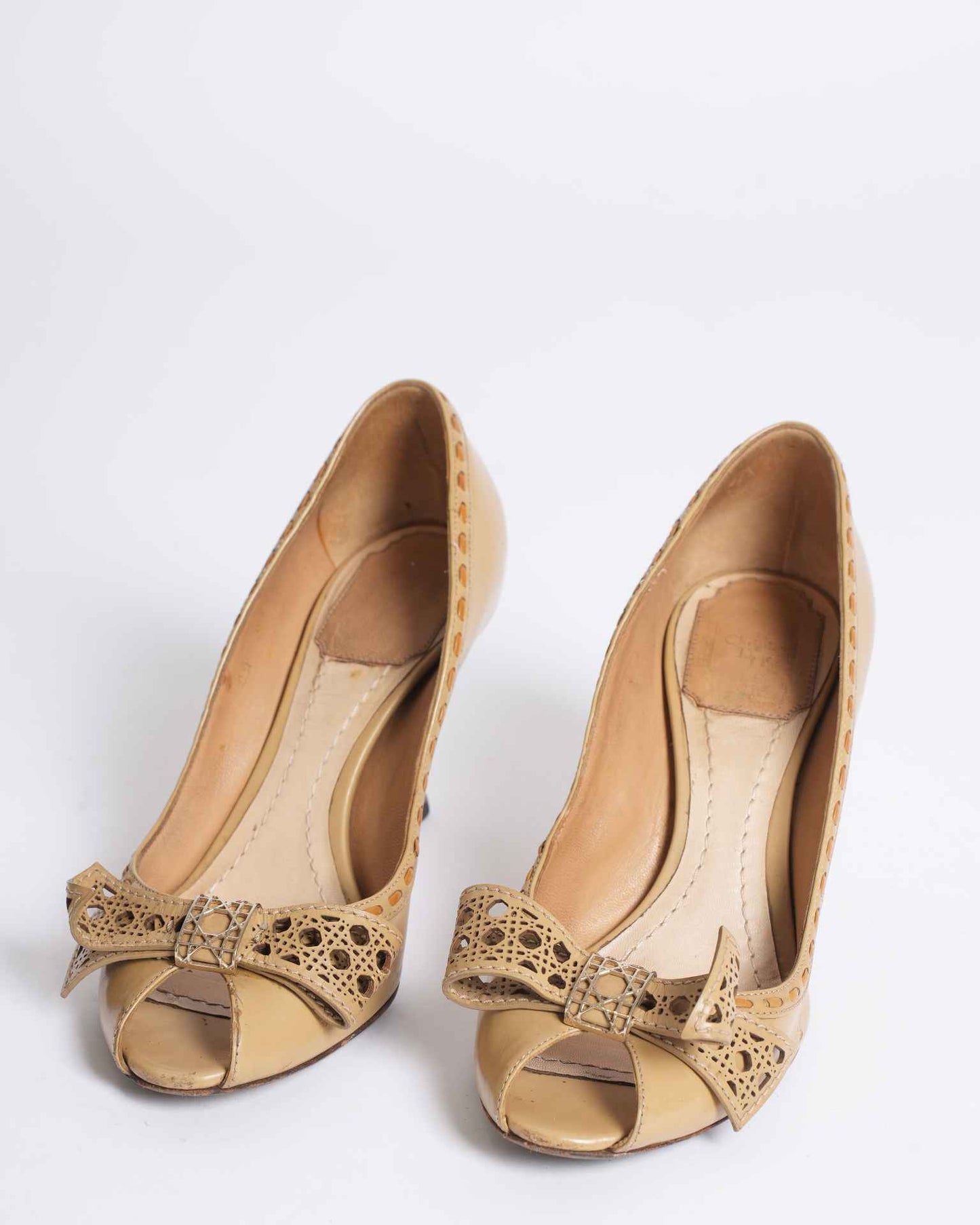 Dior Shoe Cannage Cut Out Pumps Shoes
