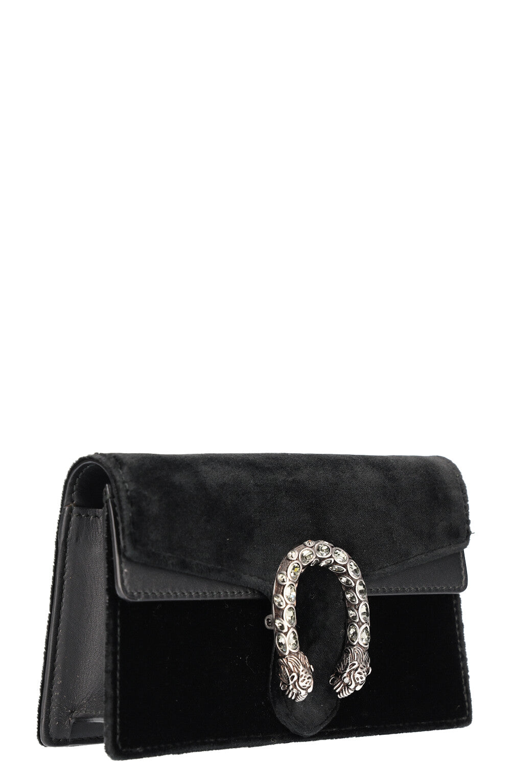 GUCCI Super Mini Dionysus Velvet Black