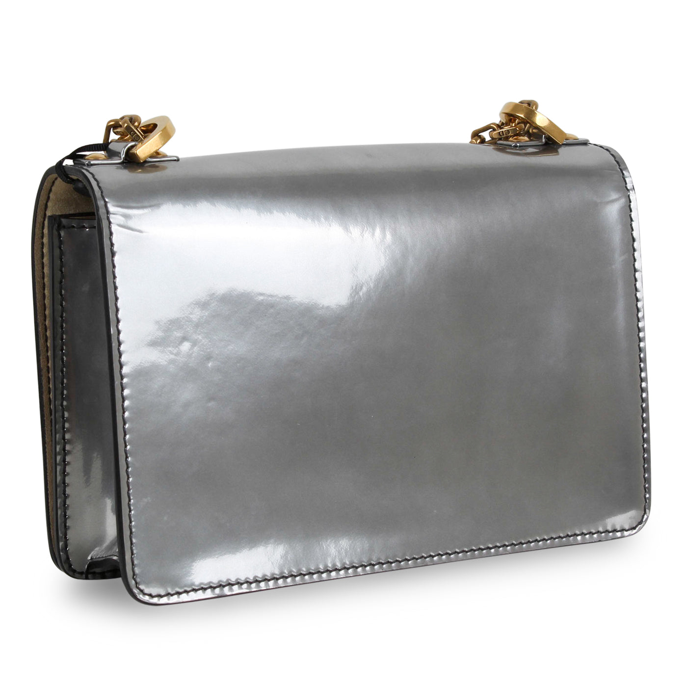 Dior Christian A Bag Flap Crossbody Bag Bag Metallic Silver
