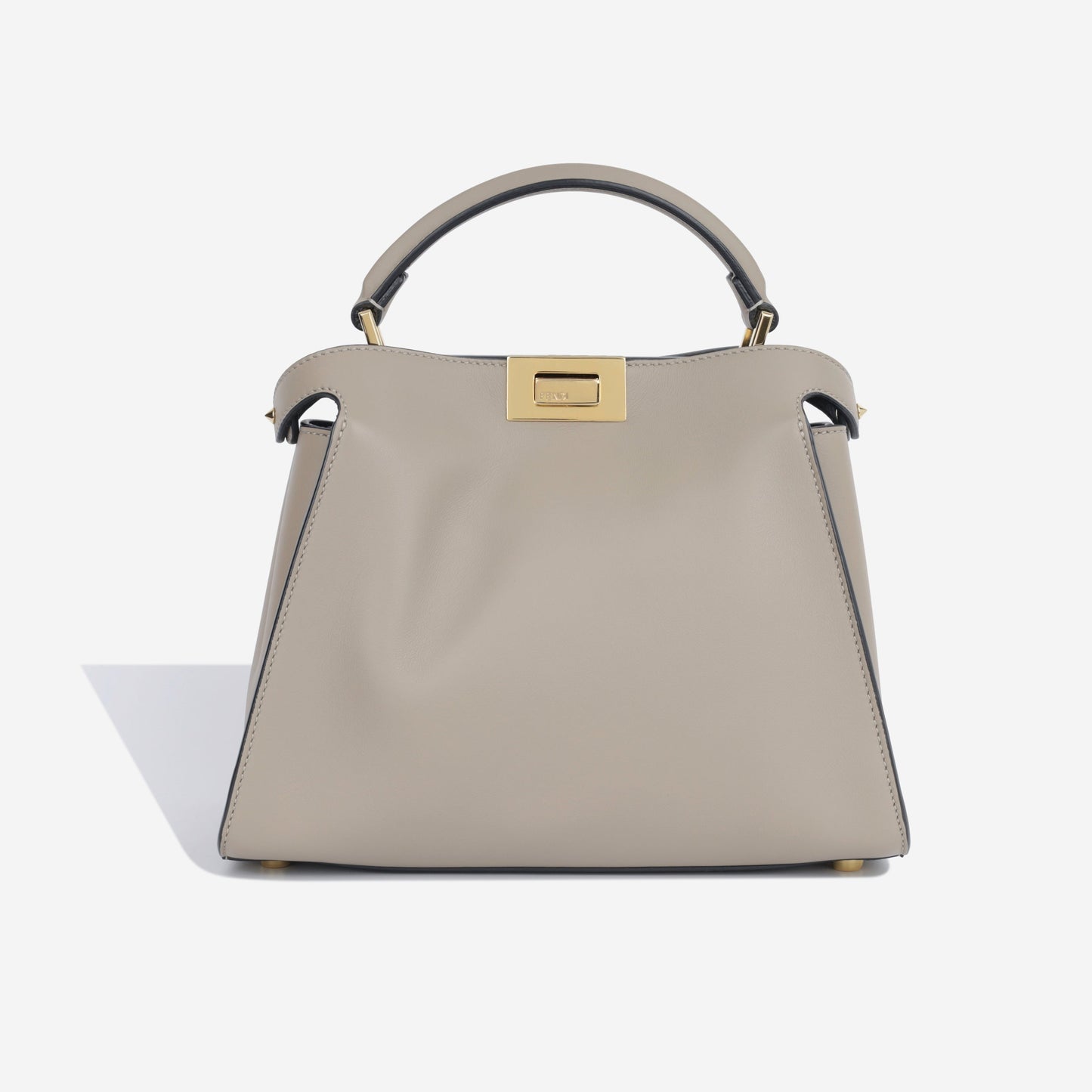 Fendi Peekaboo Iseeu Taupe Crossbody Bag