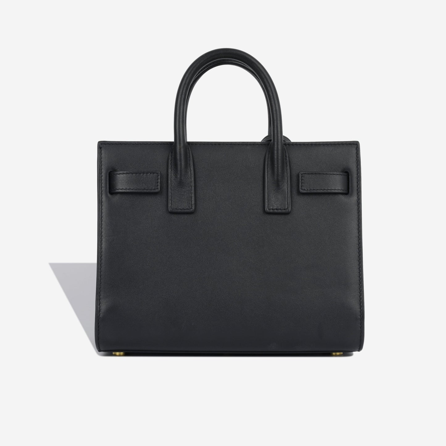 YSL Saint Laurent Nano Sac De Jour Shoulder Bag Ghw Mini Tote