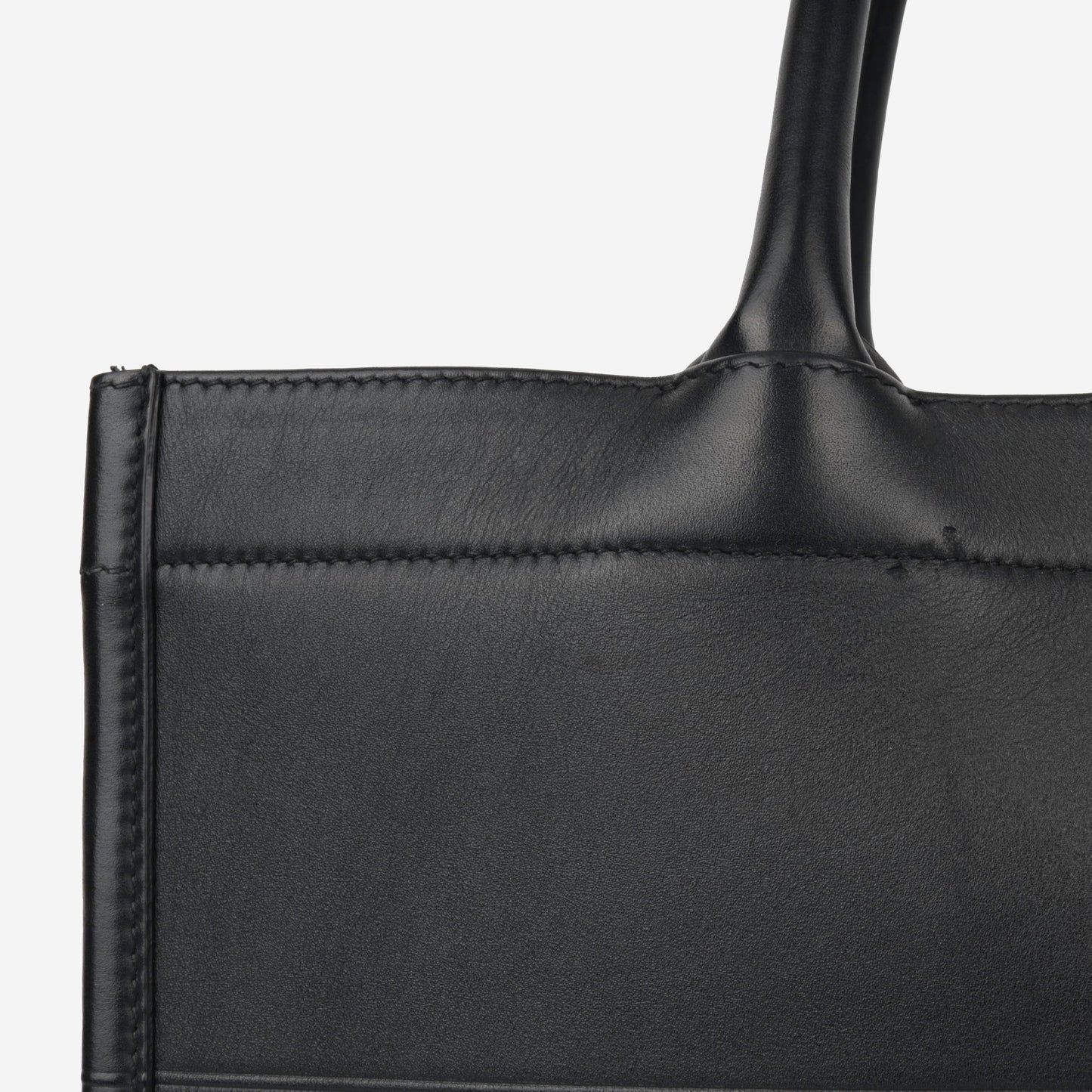 Dior Christian Book Tote Medium Tote Bag Tote Black Calfskin