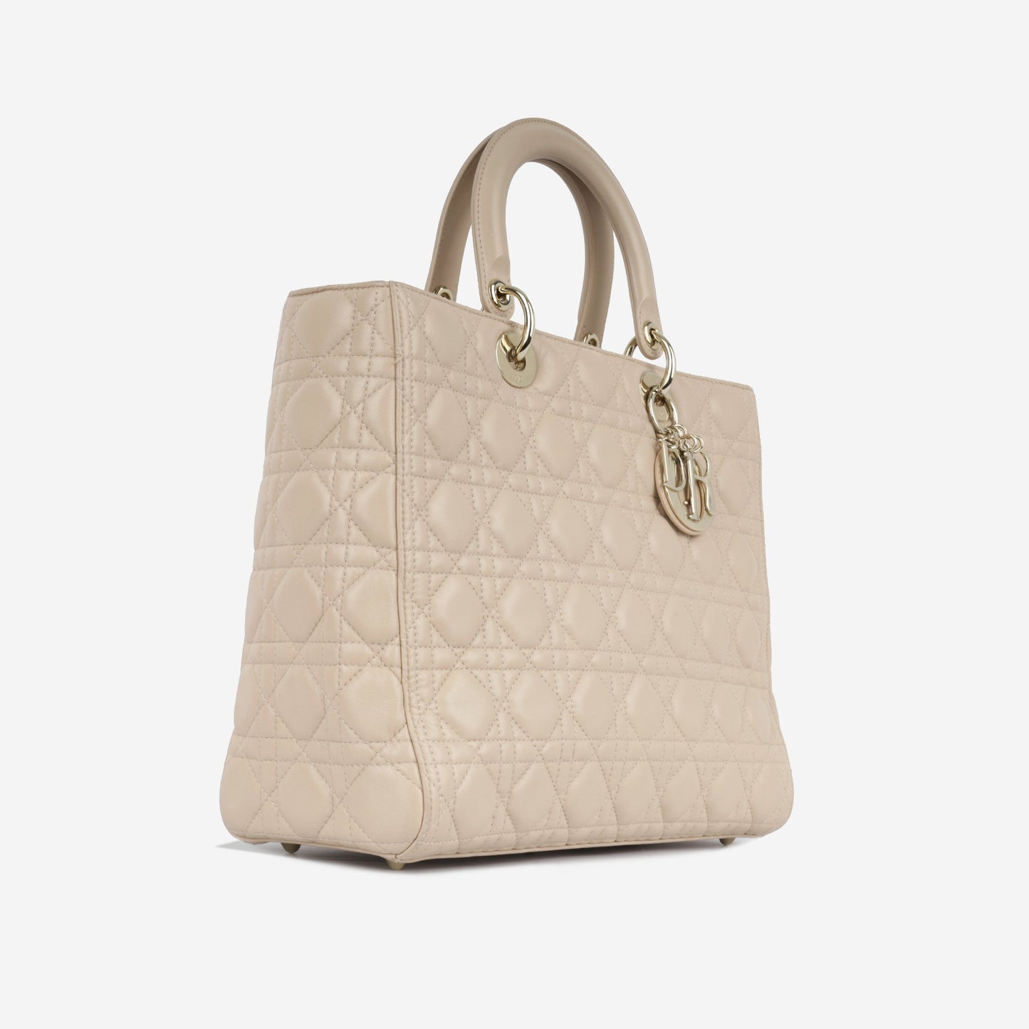 Dior Christian Lady Shoulder Bag Large Lambskin Leather Cghw