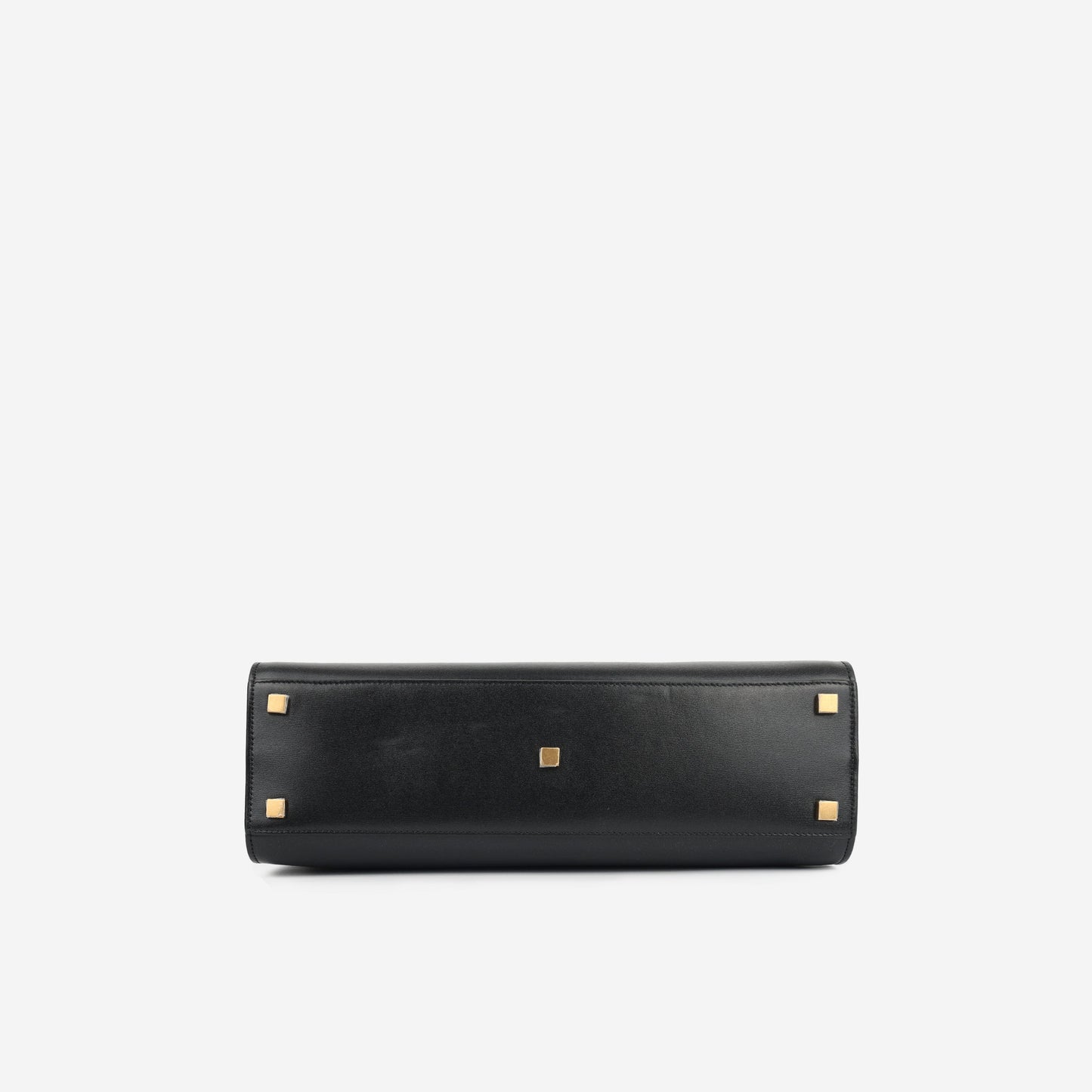 YSL Saint Laurent Manhattan Shopper Calfskin Crossbody Bag Black Small