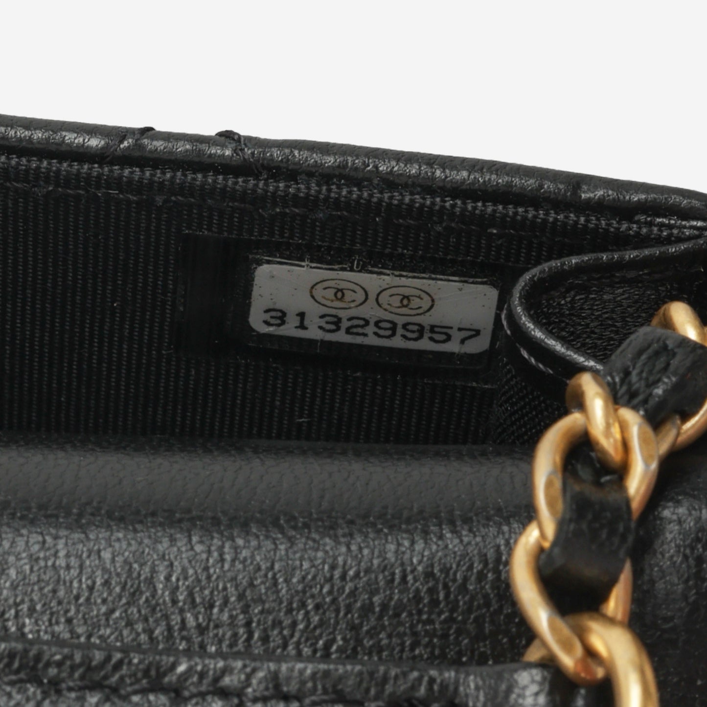 Chanel - 19 Flap Coin Purse on Chain - Black Lambskin AGHW - 2021 -