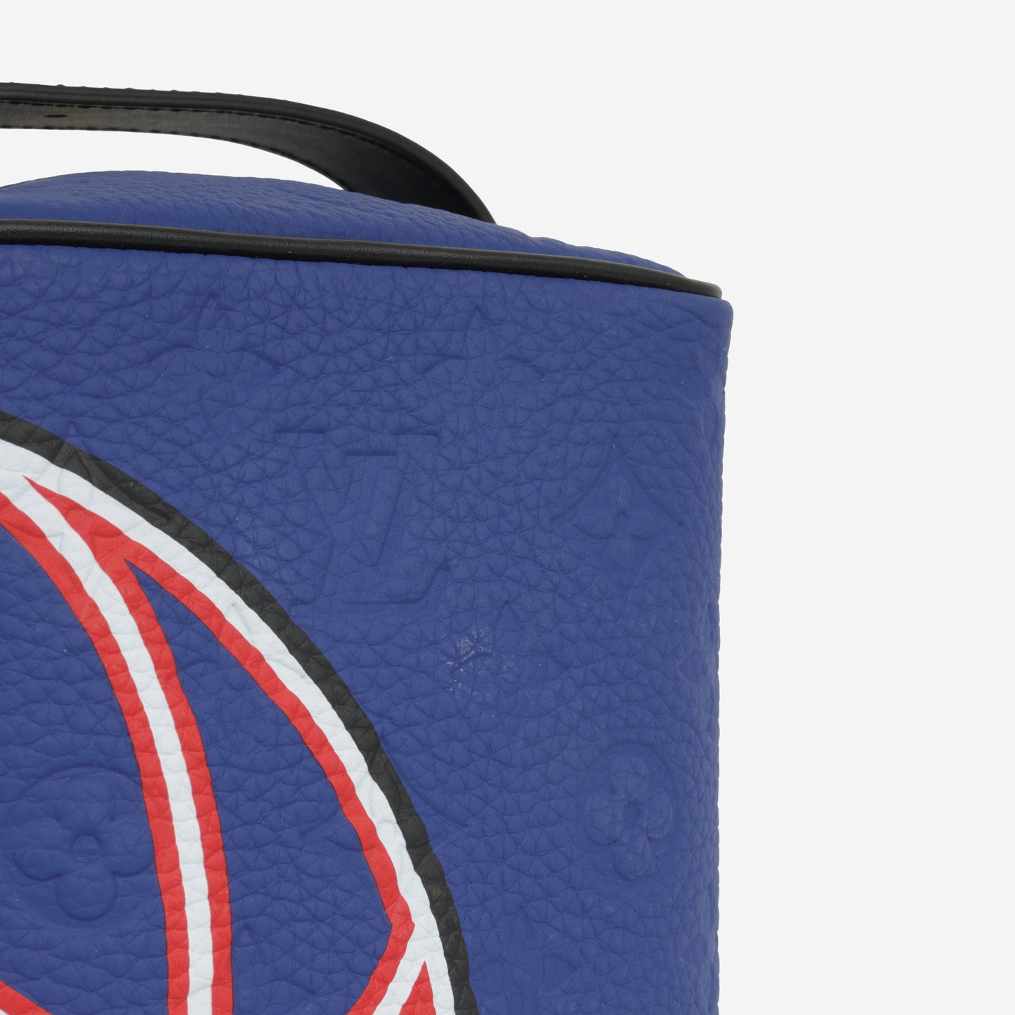 Louis Vuitton - LVxNBA Cloakroom Dopp Kit Bag - Electric Blue Monogram Embossed GHW -