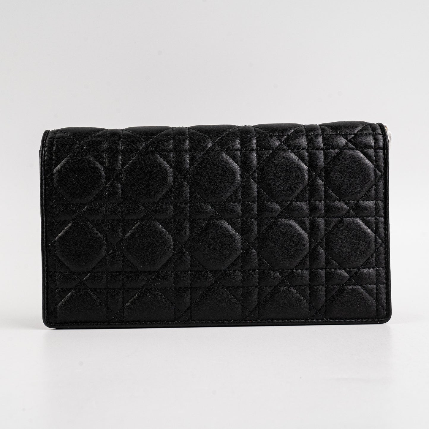 Dior Christian Lady Pouch Crossbody Bag Black