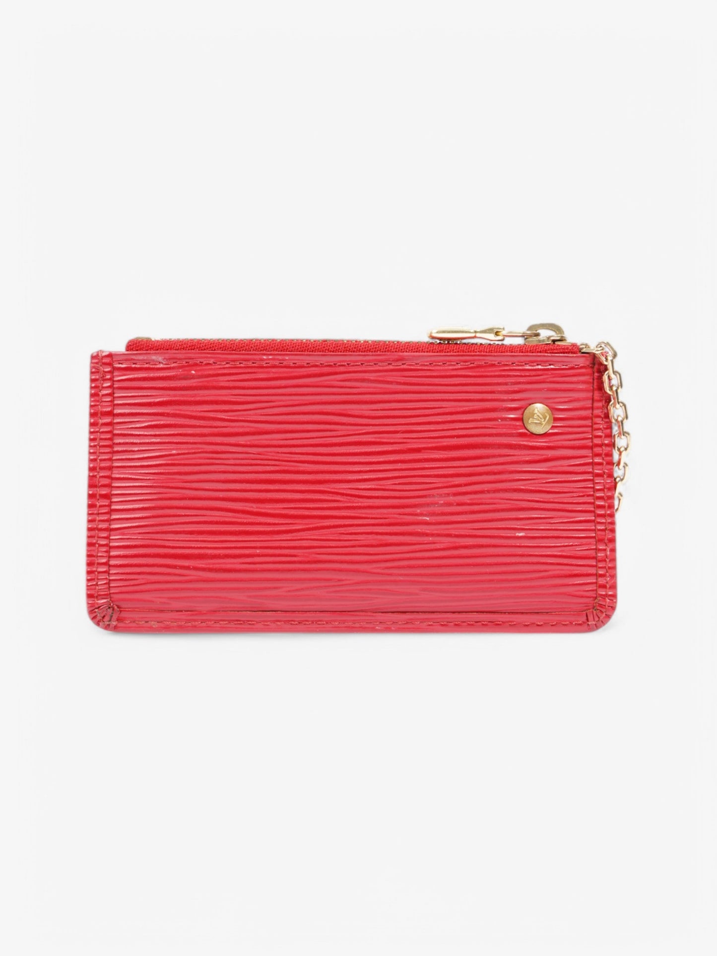 Louis Vuitton Coin Purse Epi Leather Red Wallet Case