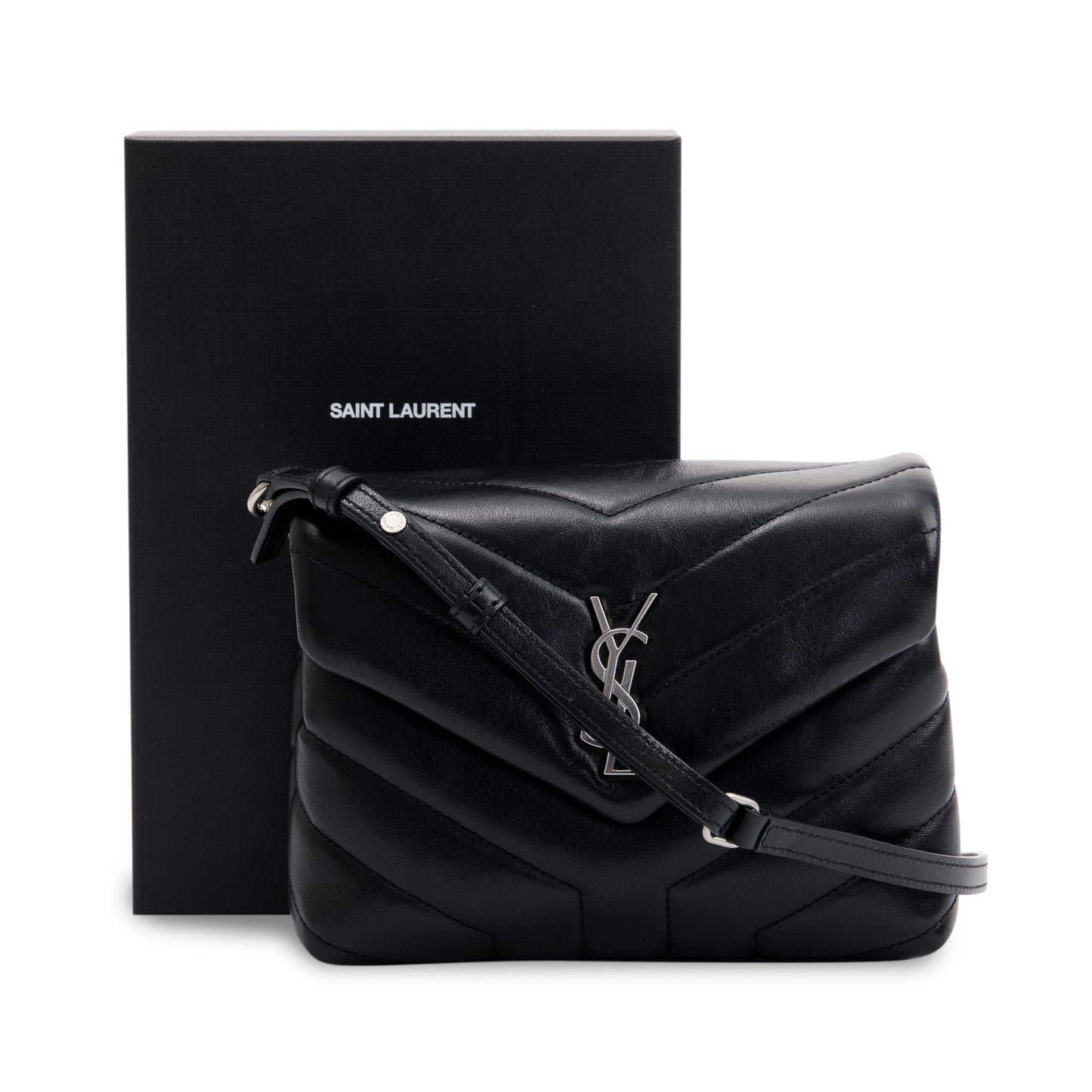 YSL Saint Laurent Toy Loulou Crossbody Bag Matelasse Monogram