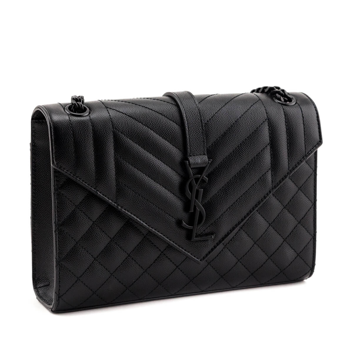 YSL Saint Laurent Trending Grain De Poudre Mixed Triquilt Medium Matelasse Monogram Travel Bag