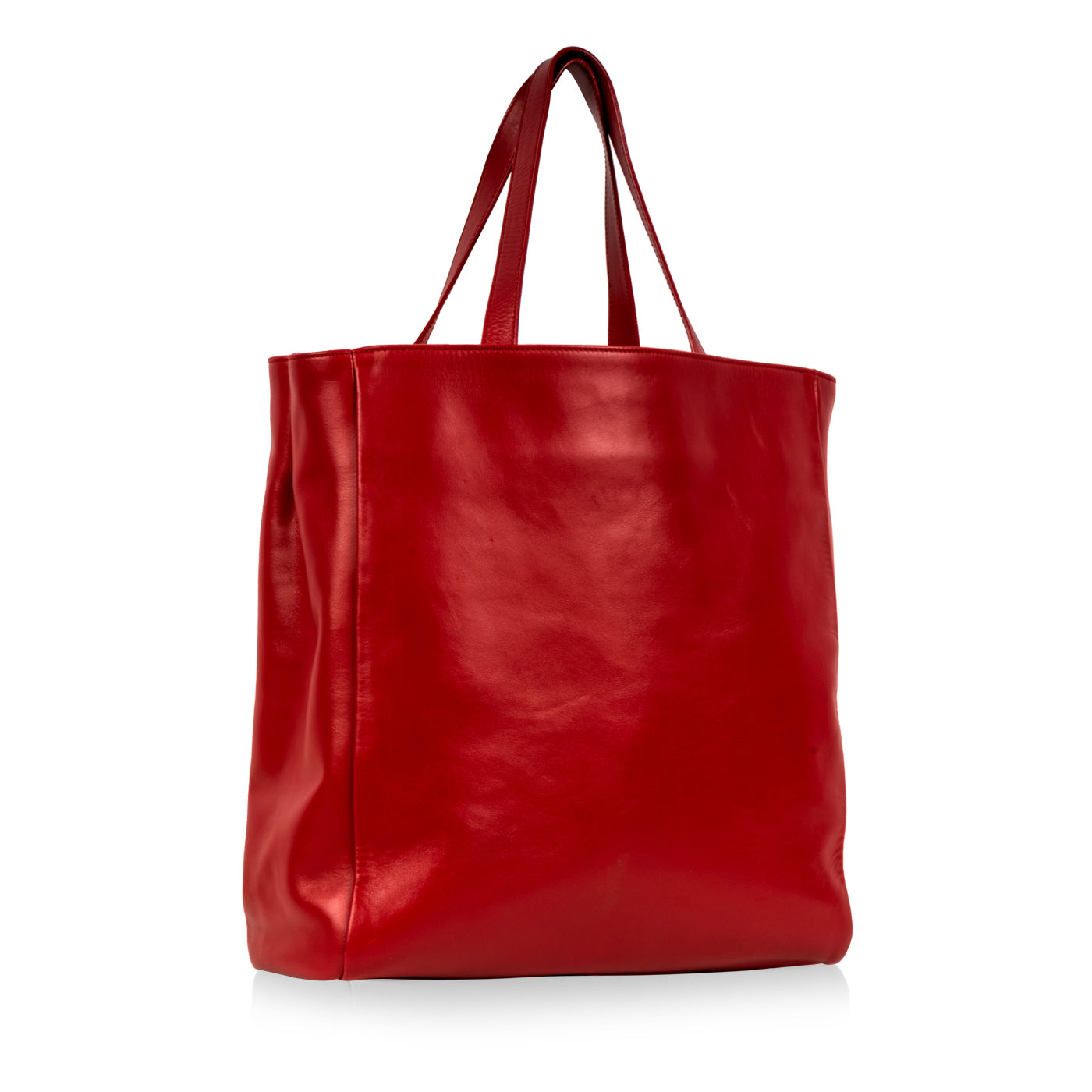 YSL Saint Laurent Soft Tote Bag Red Shoulder Bag