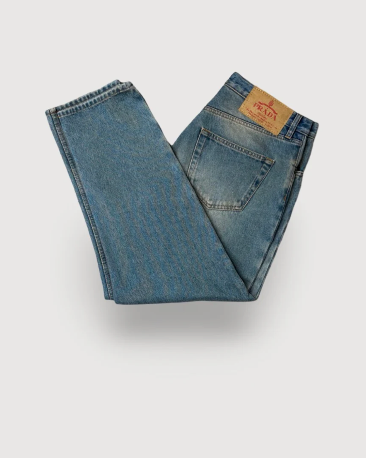 Prada Handbag Straight Leg Jeans