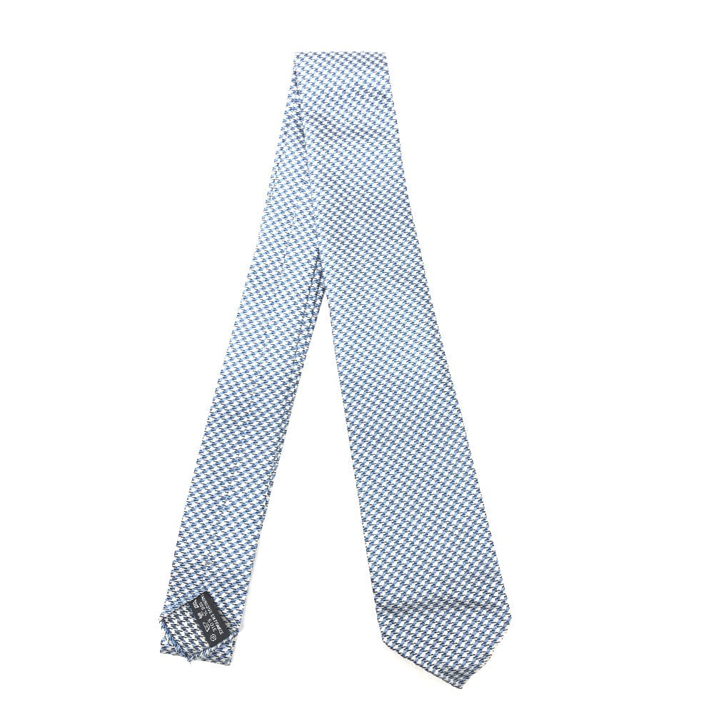 Tie Silk Overall Handle Mens Handbag Blue Travel Bag