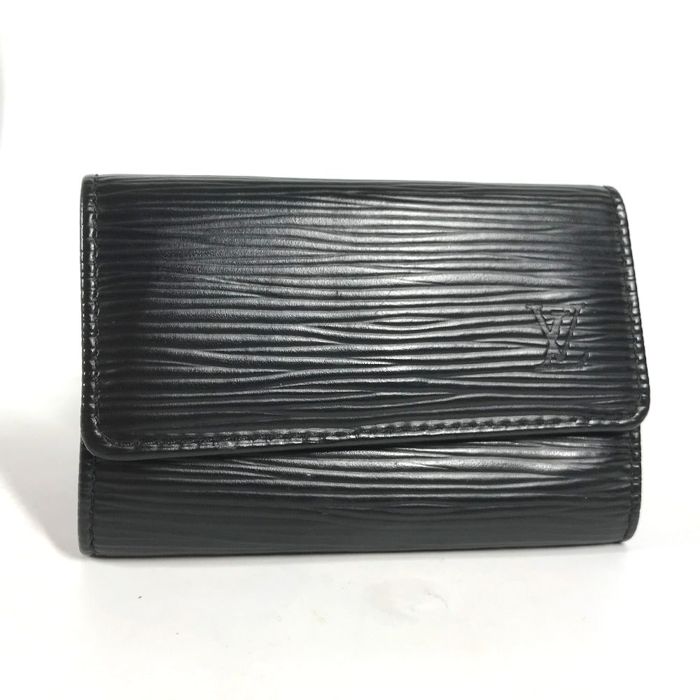 Louis Vuitton Key holder M63812 Epi Leather Black Key Chain