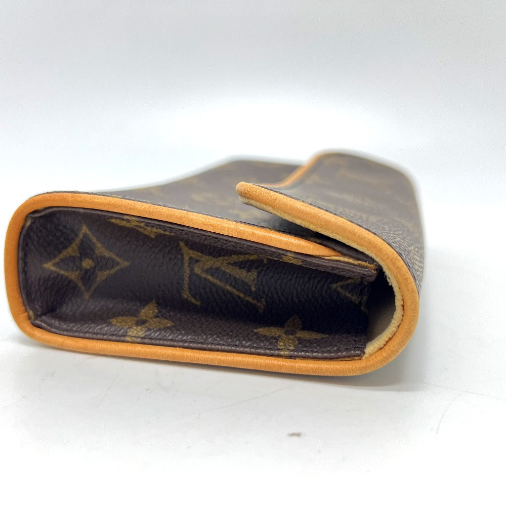 Louis Vuitton Pouch M51855 Pochette Florentine Monogram Canvas Brown Clutch Bag T 16