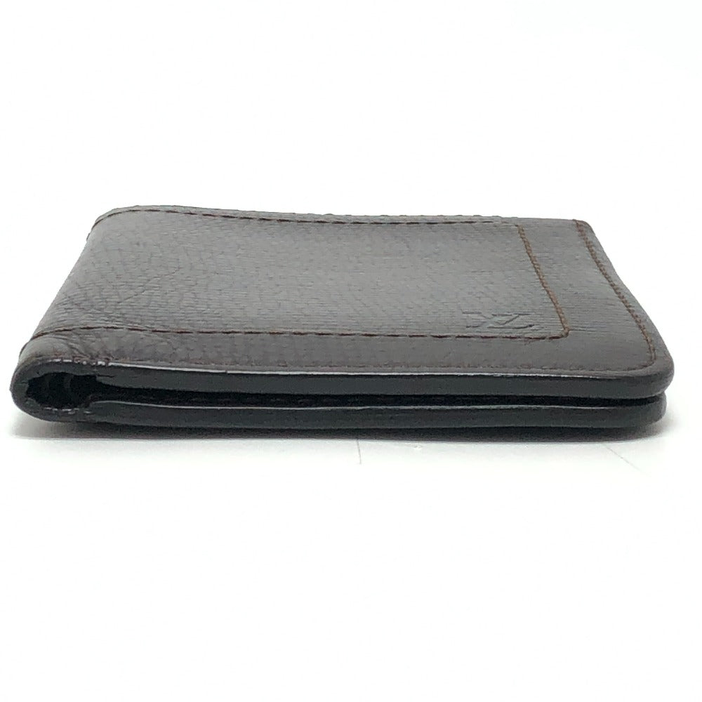 Louis Vuitton Folded Utah Leather Brown Wallet Case