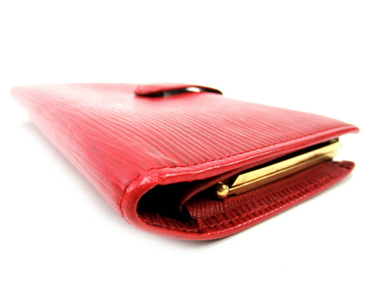 Louis Vuitton Bifold M63257 Continental Viennoiserie Red Wallet Case