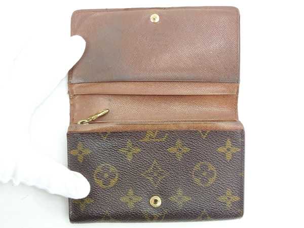 Louis Vuitton Long Purse M61730 Portonebi Tresol Brown Wallet Case T12966