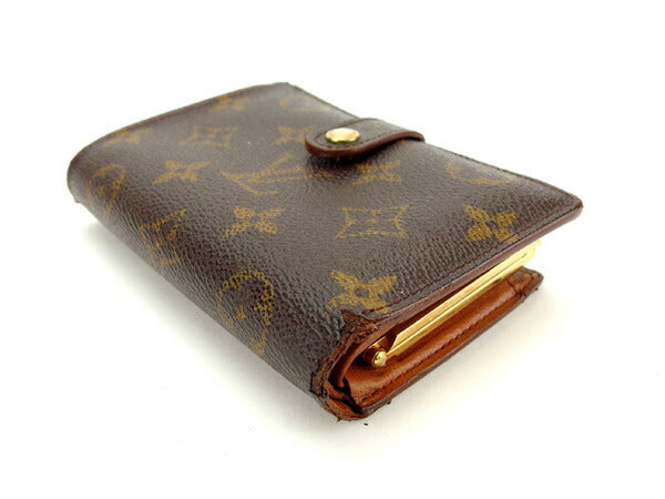Louis Vuitton Bifold M61663 Portonevie Vienova Brown Wallet Case T13684