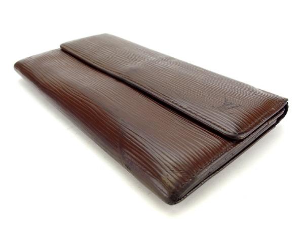 Louis Vuitton Long Purse M6359D Pochette Porte Brown Wallet Case