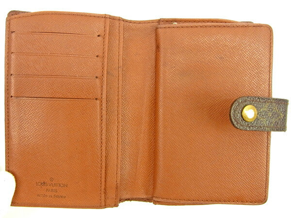 Louis Vuitton Bifold M61663 Portonevie Vienova Brown Wallet Case T16340