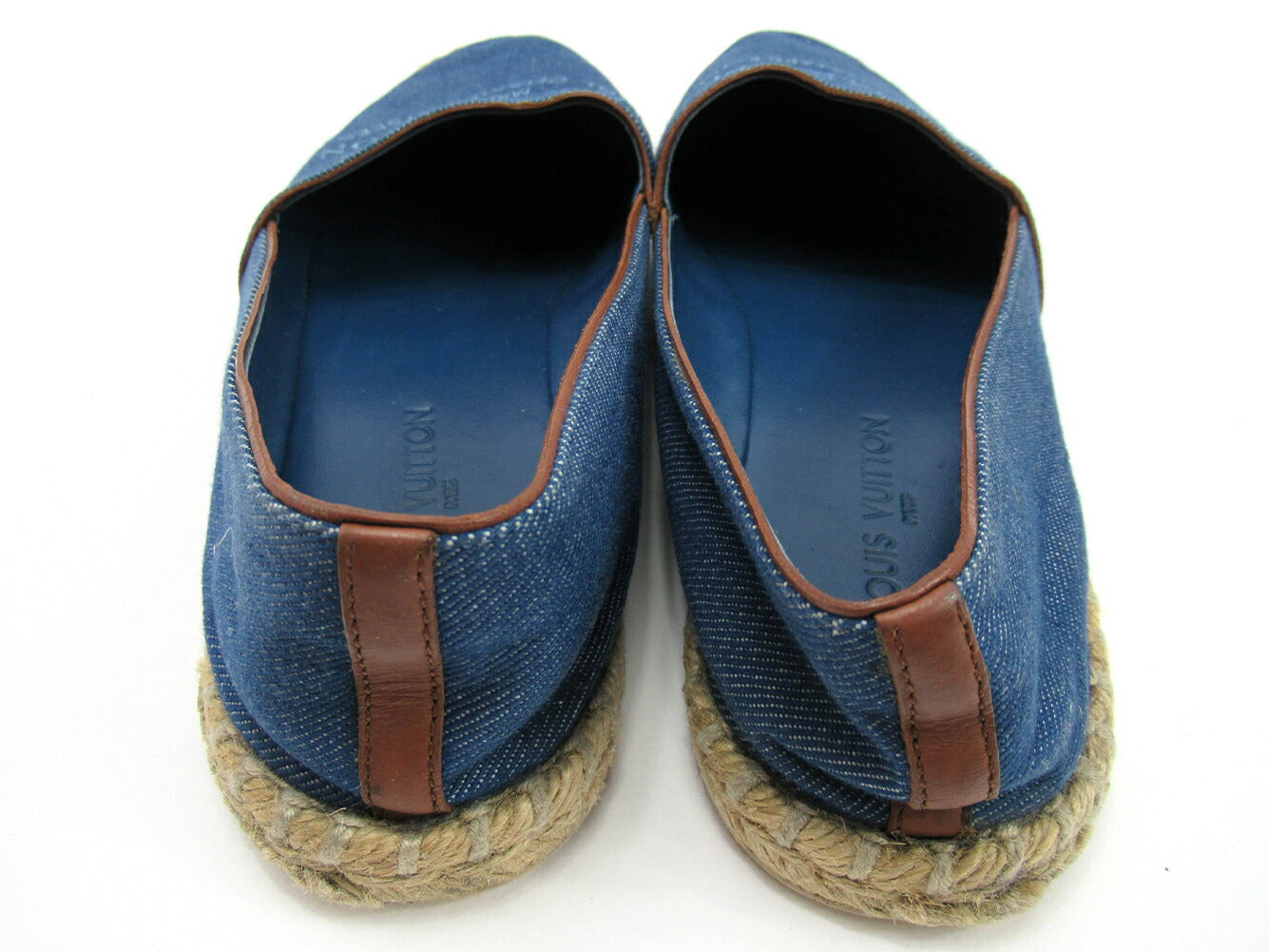 Louis Vuitton Slip-on #37 Half 37 1 Blue Handbag