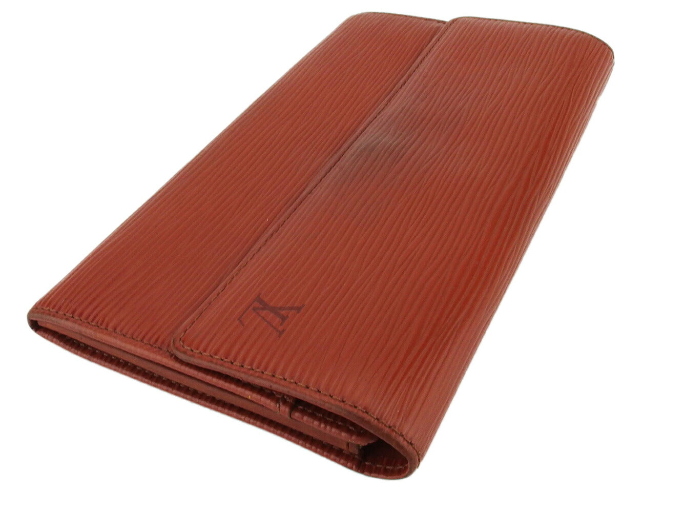 Louis Vuitton Long Purse M63573 Pochette Porto Brown Gold Wallet Case T18418