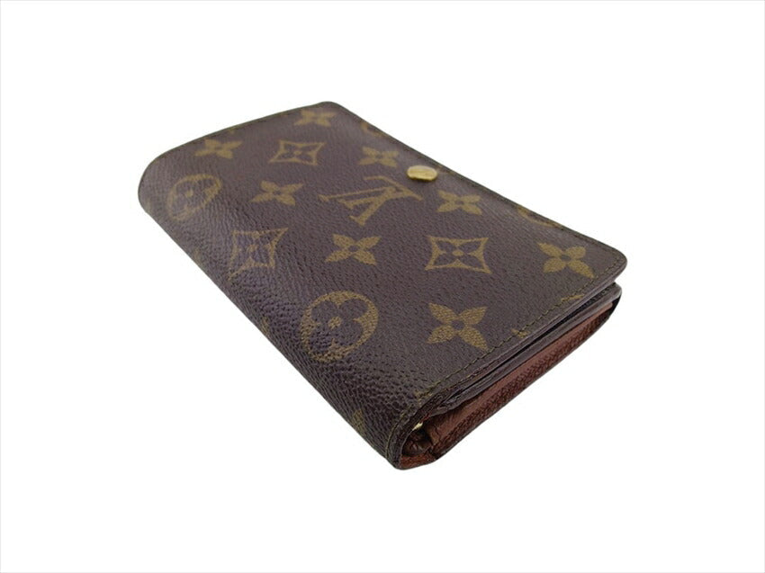 Louis Vuitton Long Purse M61736 Portefeuille Tresor Brown Wallet Case