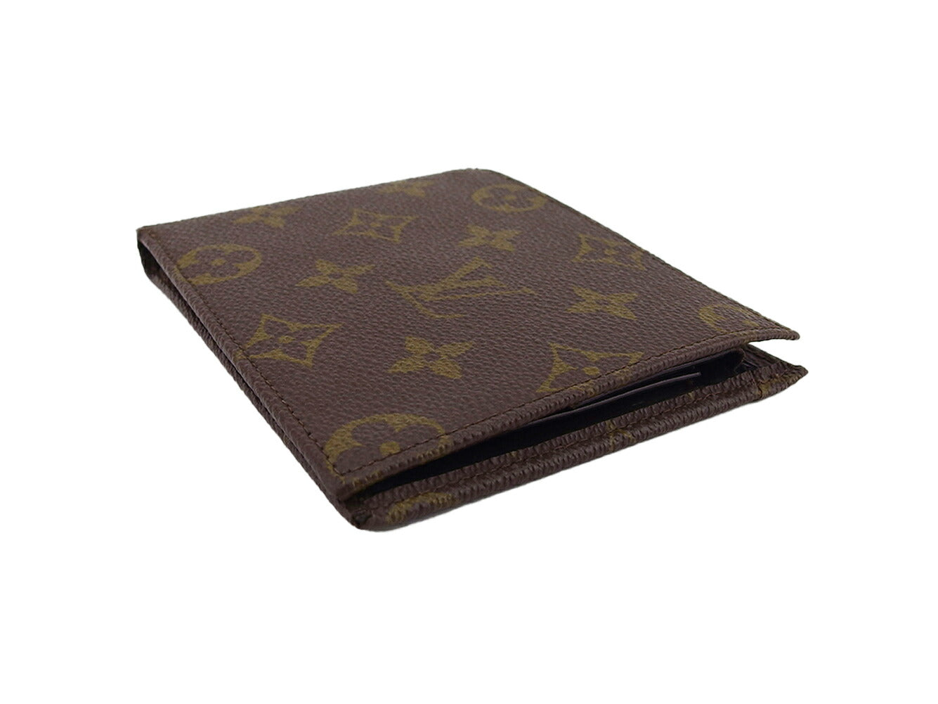 Louis Vuitton Bifold Brown Wallet Case T22413