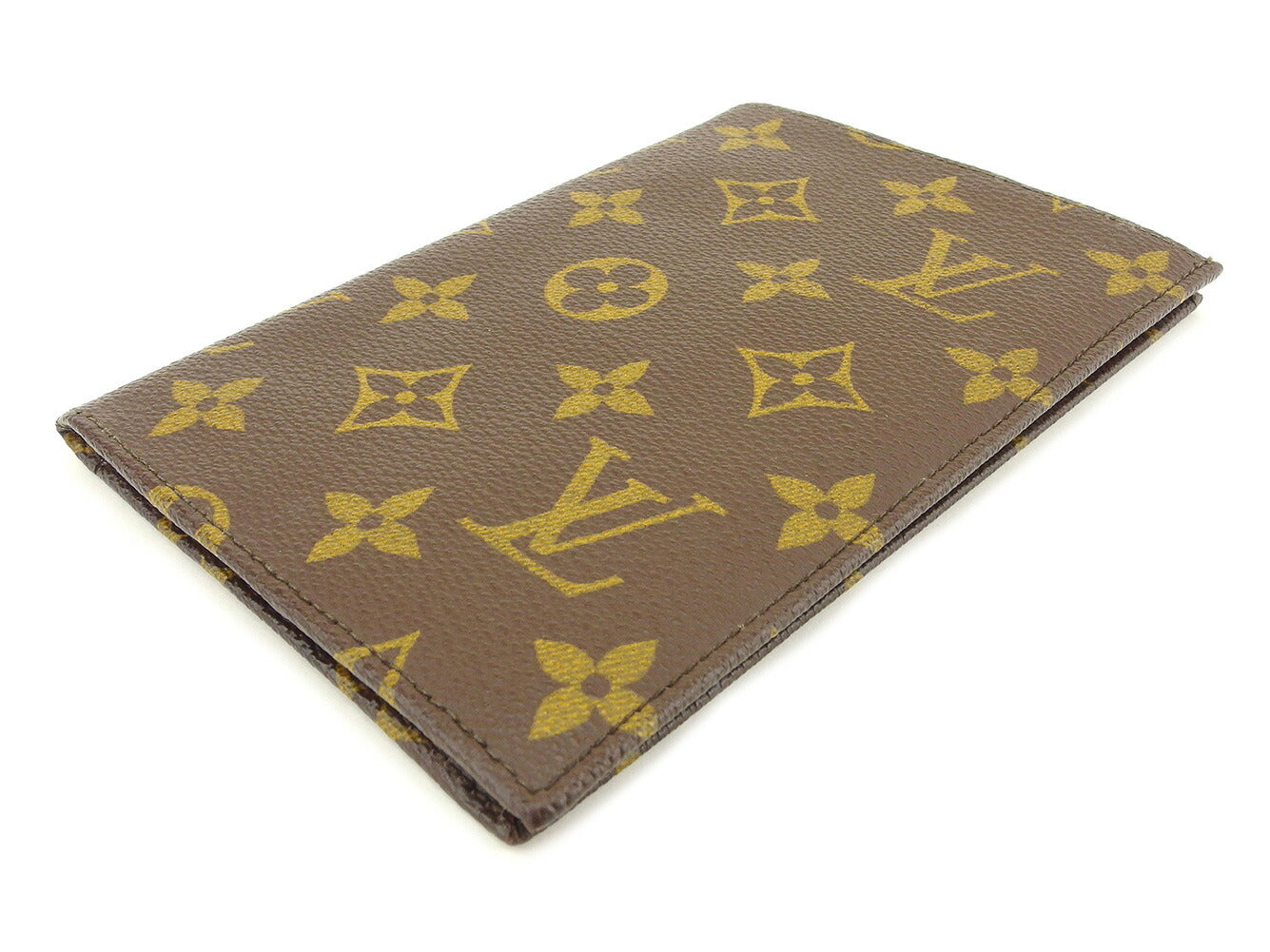 Louis Vuitton Bifold Brown Wallet Case T9009