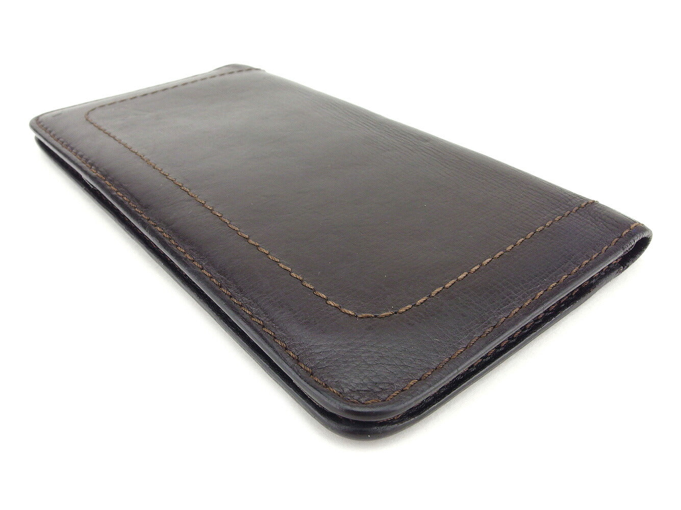 Louis Vuitton Bill Compartment M92999 Porte Valeurs Brown Handbag T9100