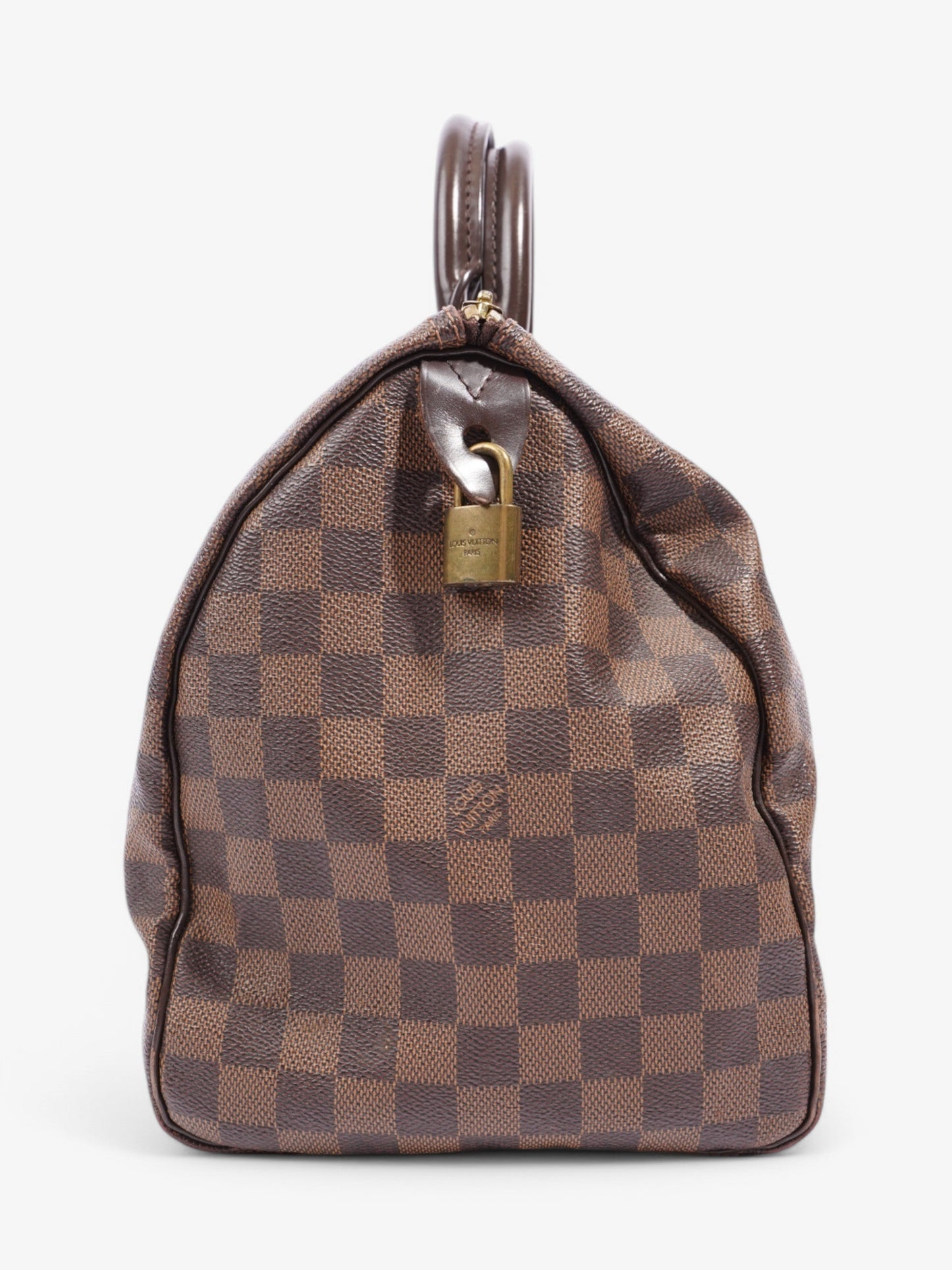 Louis Vuitton Speedy Ebene Coated 35 Canvas Coated Canvas Damier Apparel Canvas 58