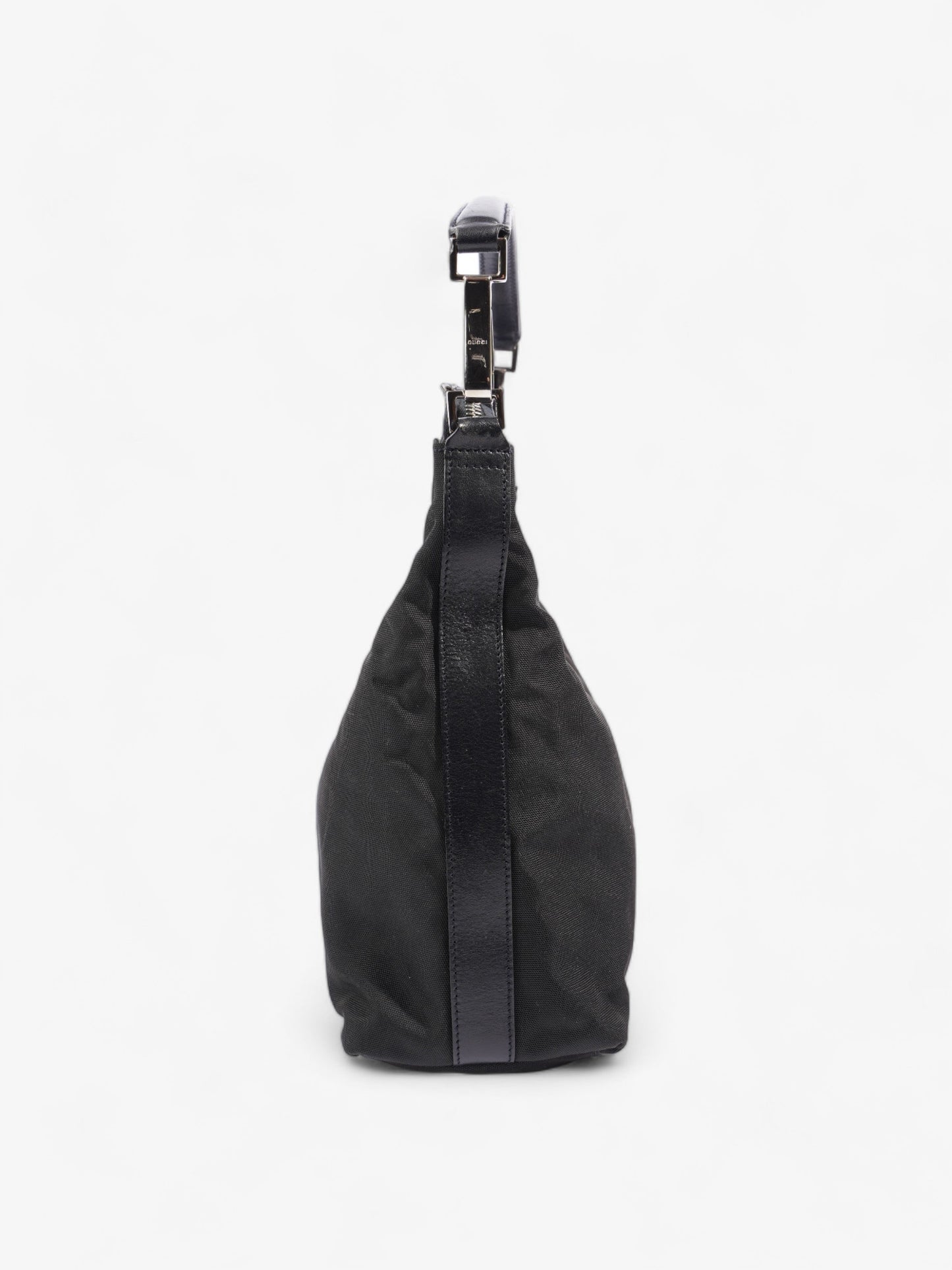Gucci Hobo Shoulder Canvas Black Shoulder Bag