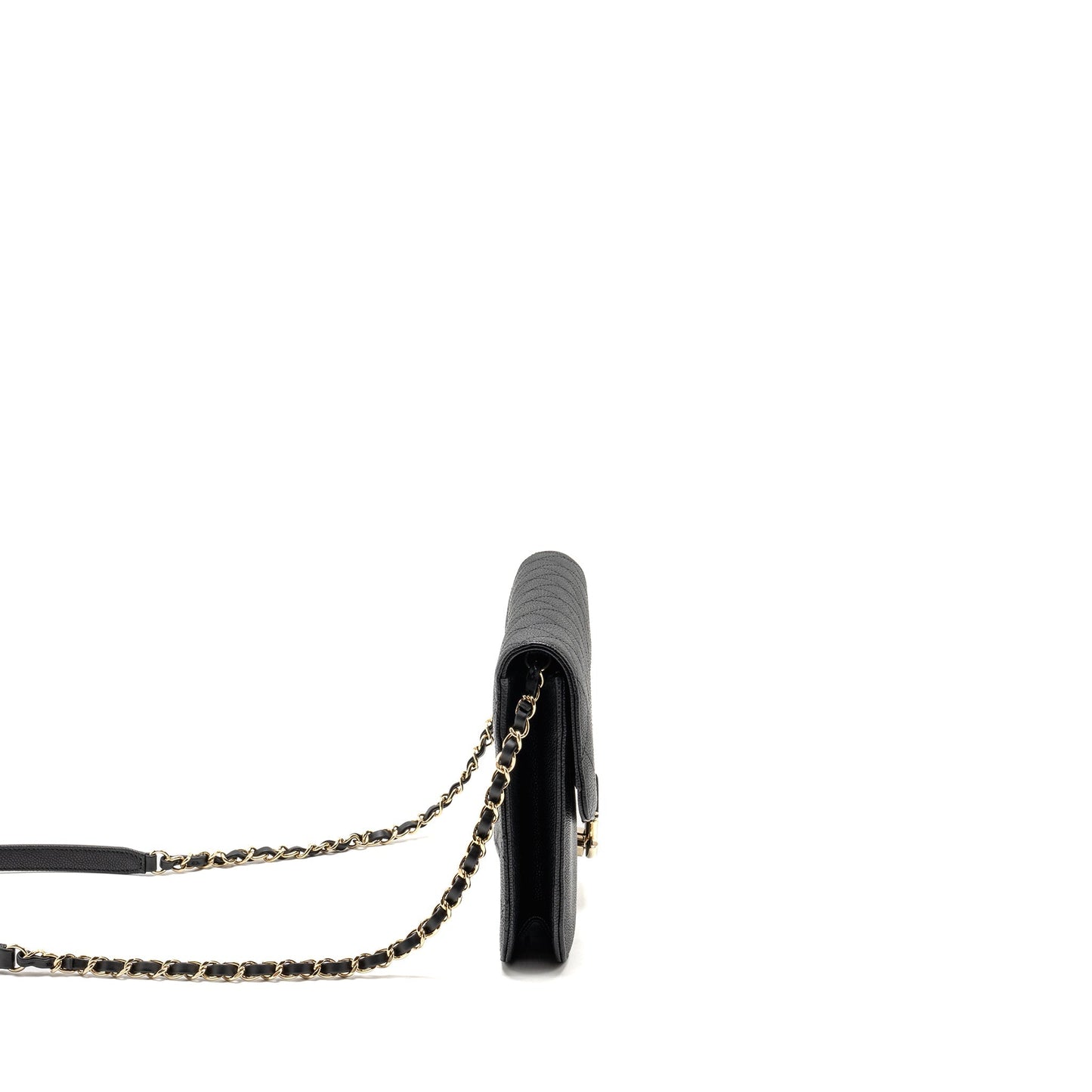 Chanel Paris-Cuba Thread Around Flap Caviar LGHW Black Shoulder Bag