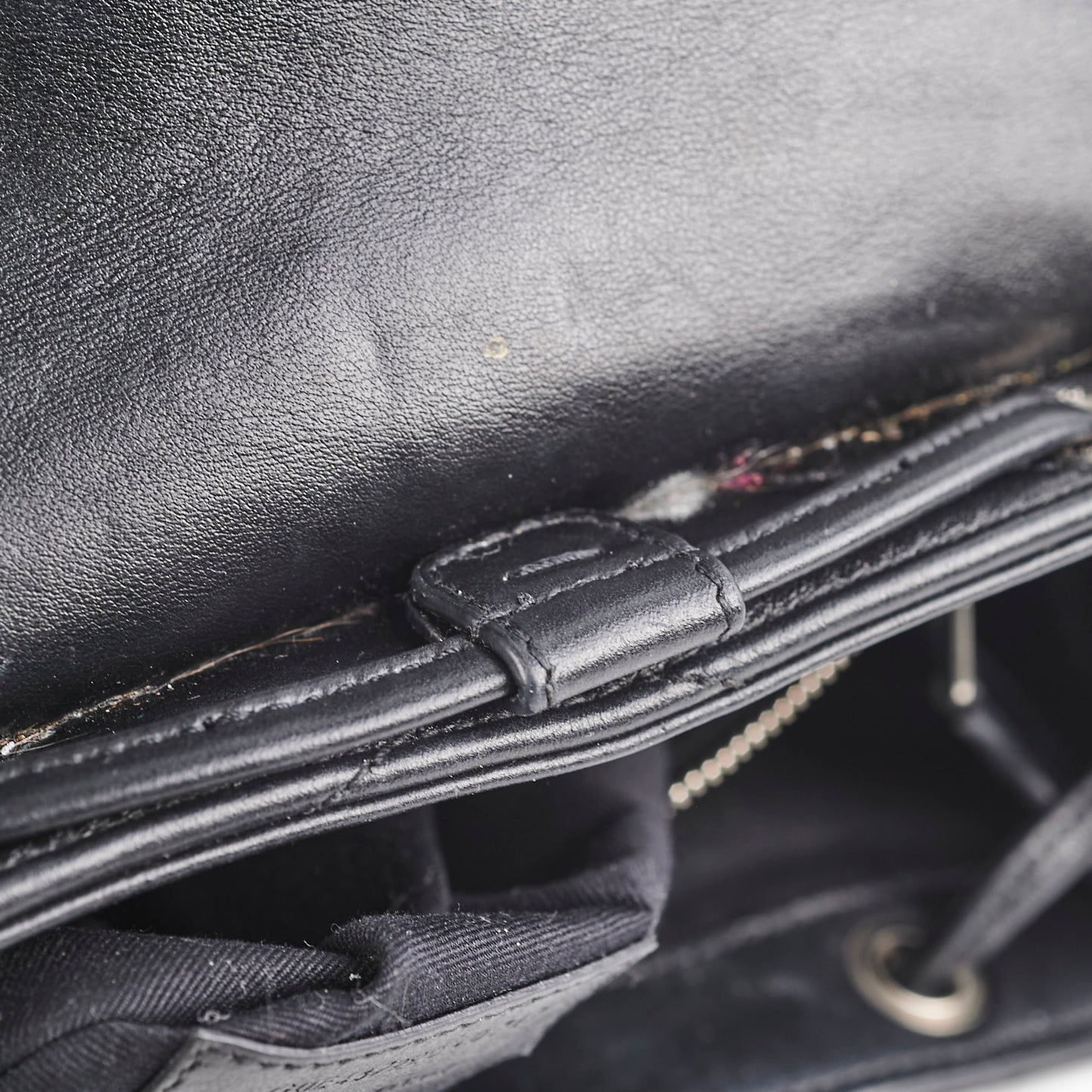 YSL Saint Laurent Lou Backpack Black Small