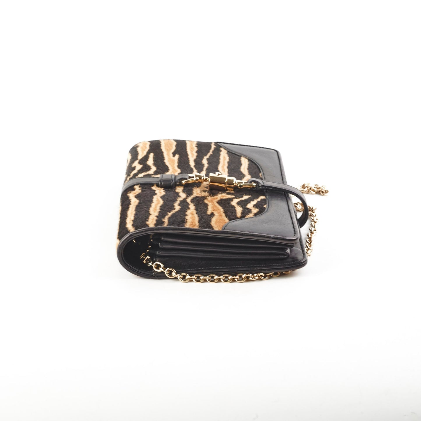 Gucci Zebra Print Calf Hair Broadway Bag Shoulder Bag