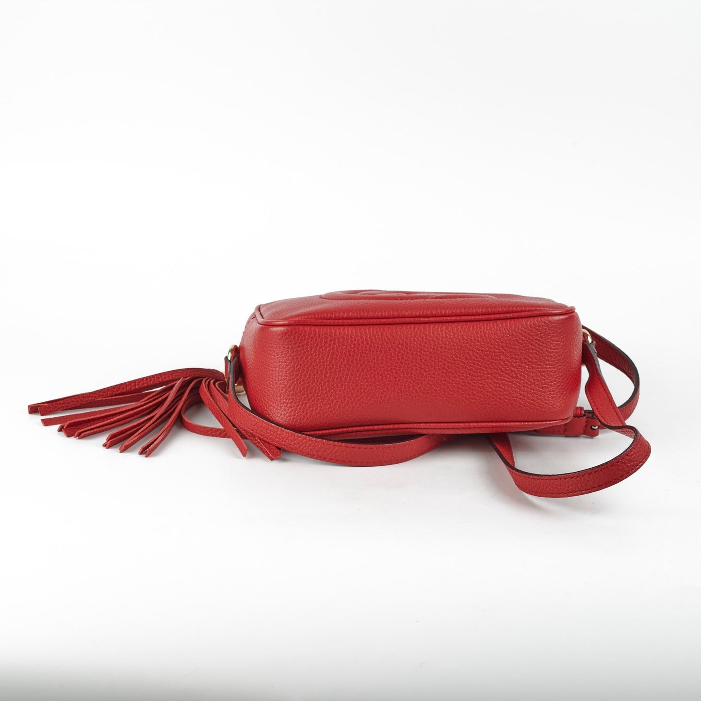 Gucci Soho Disco Crossbody Bag Red 3