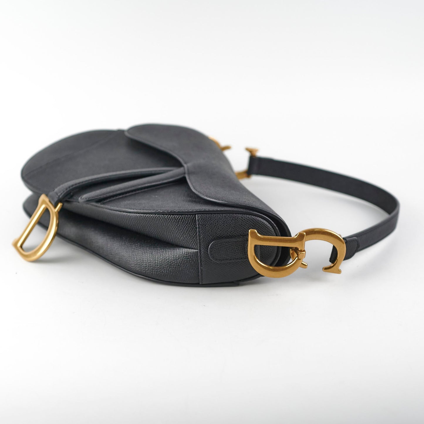 Dior Christian Saddle Crossbody Bag Black Dior Saddle Black