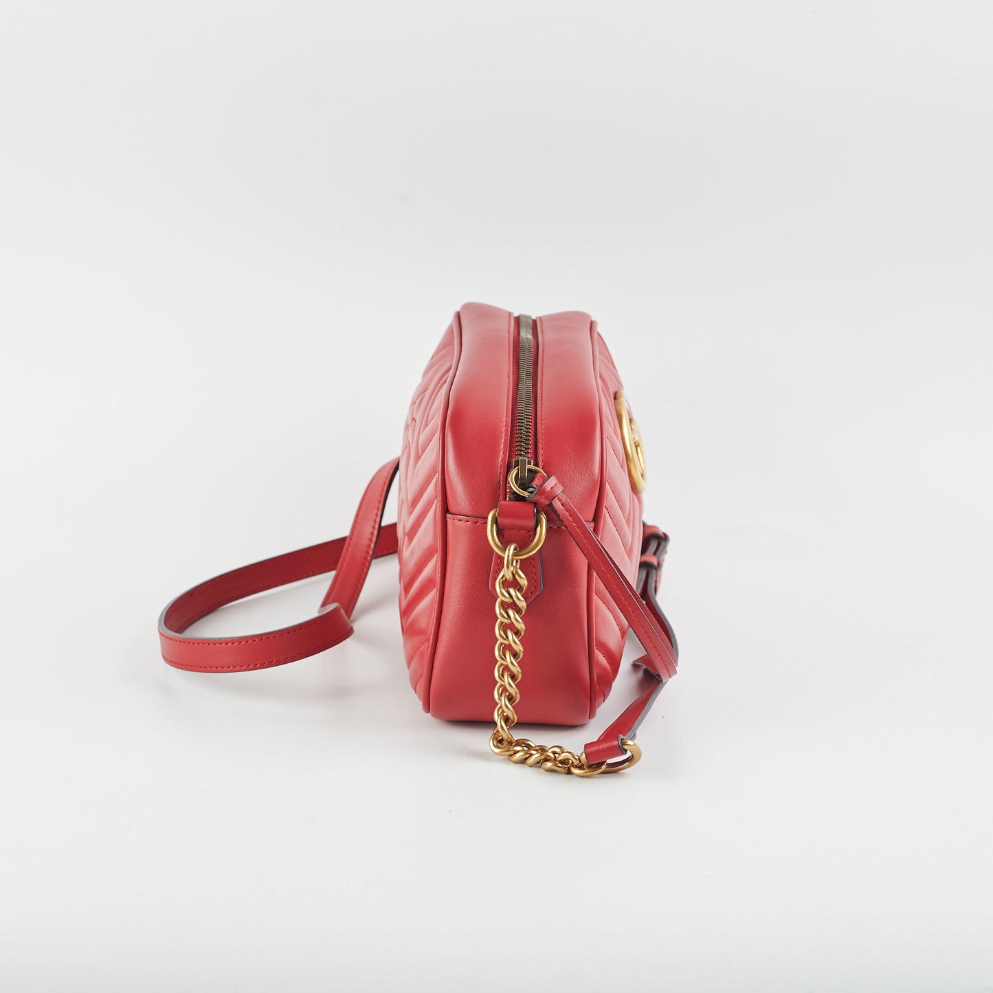 Gucci Marmont Camera Bag Red Crossbody Bag
