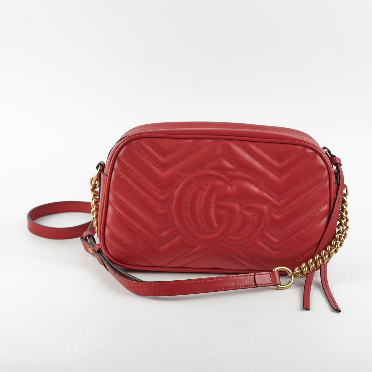 Gucci Marmont Soho Disco Bag Red Small Crossbody Bag