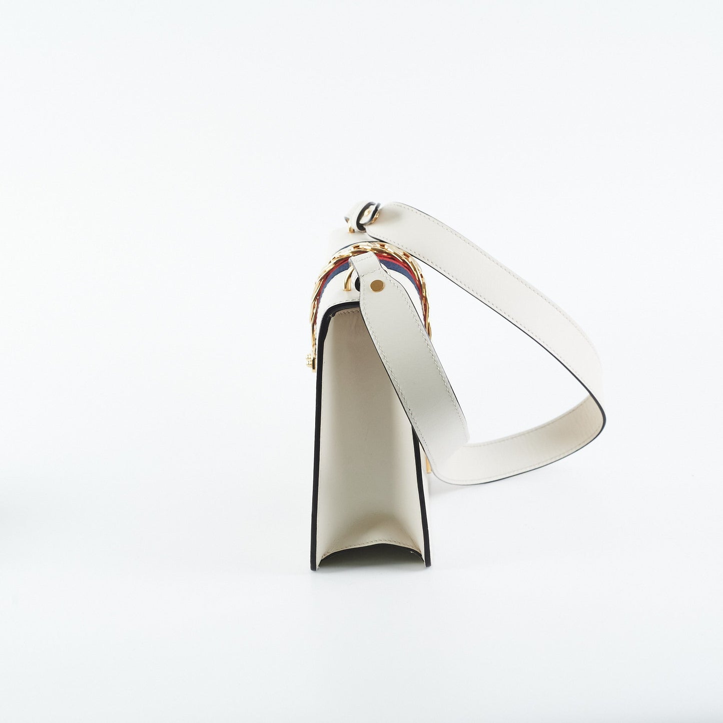 Gucci Sylvia Shoulder Bag White