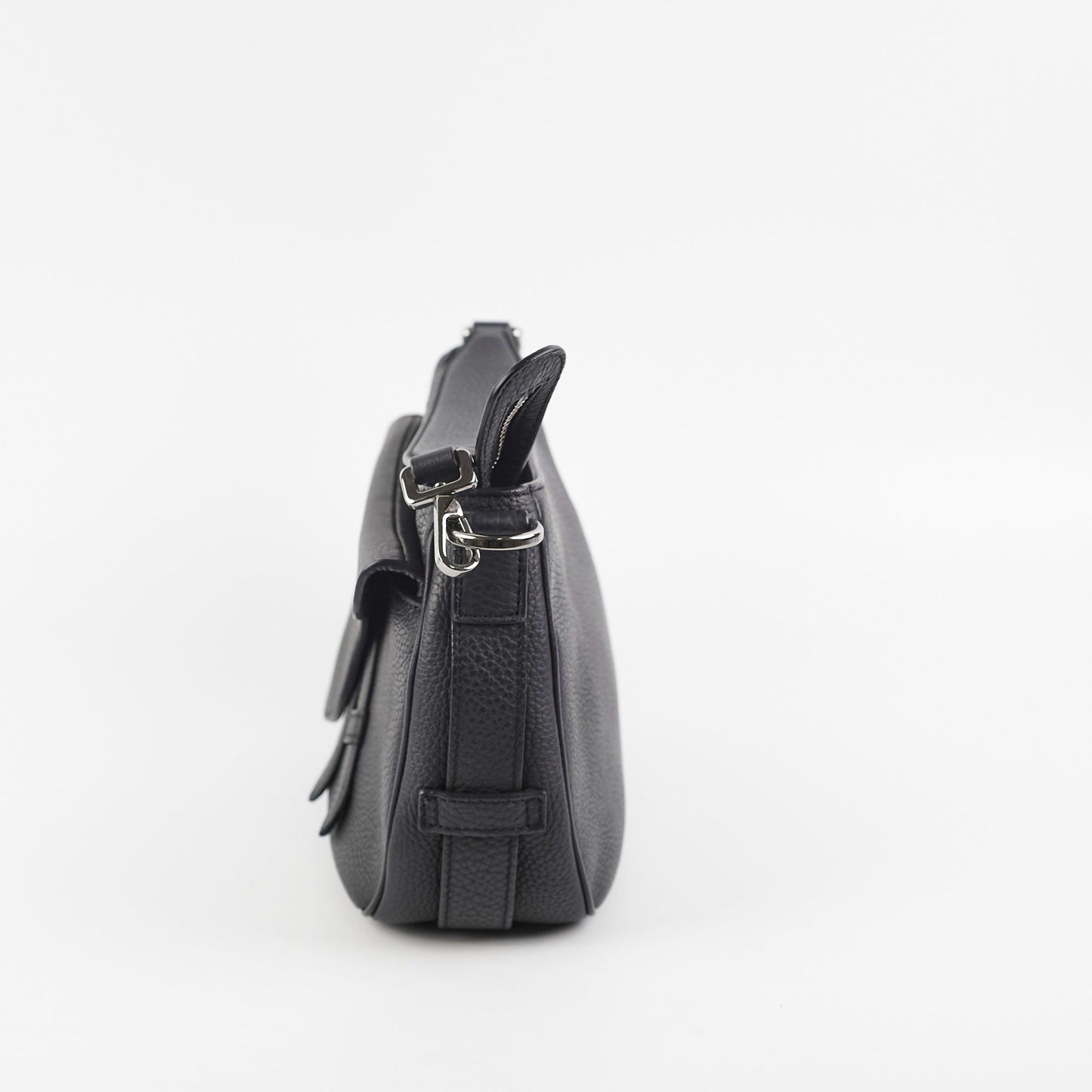 Dior Christian Soft Saddle Grained Calfskin Bag Black Mini Travel Bag