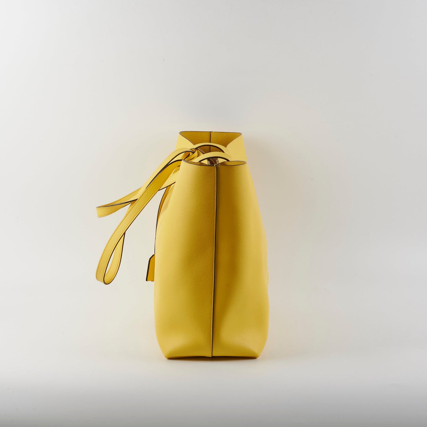 YSL Saint Laurent Calfskin Tote Bag Yellow