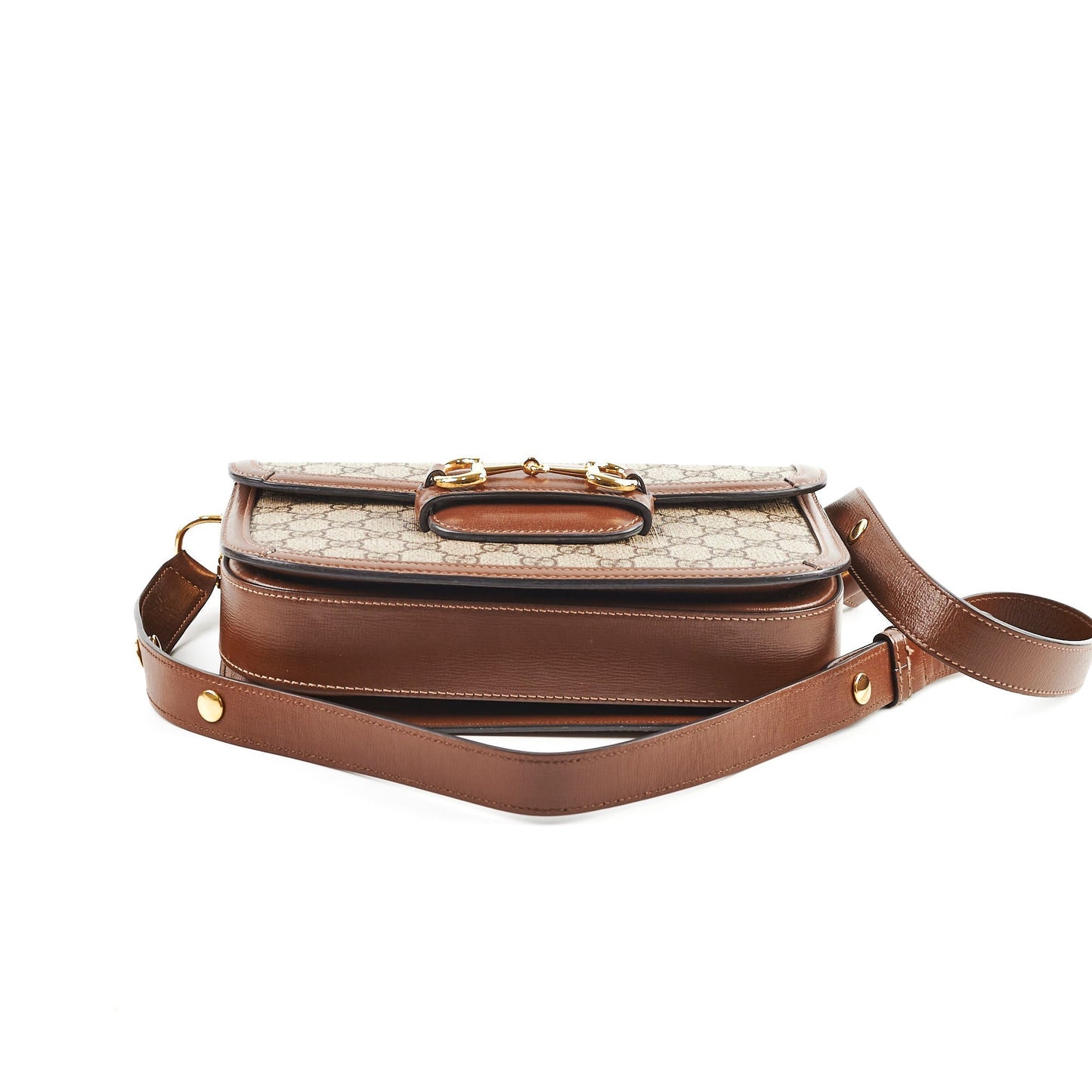 Gucci Horsebit Crossbody Bag Monogram Small