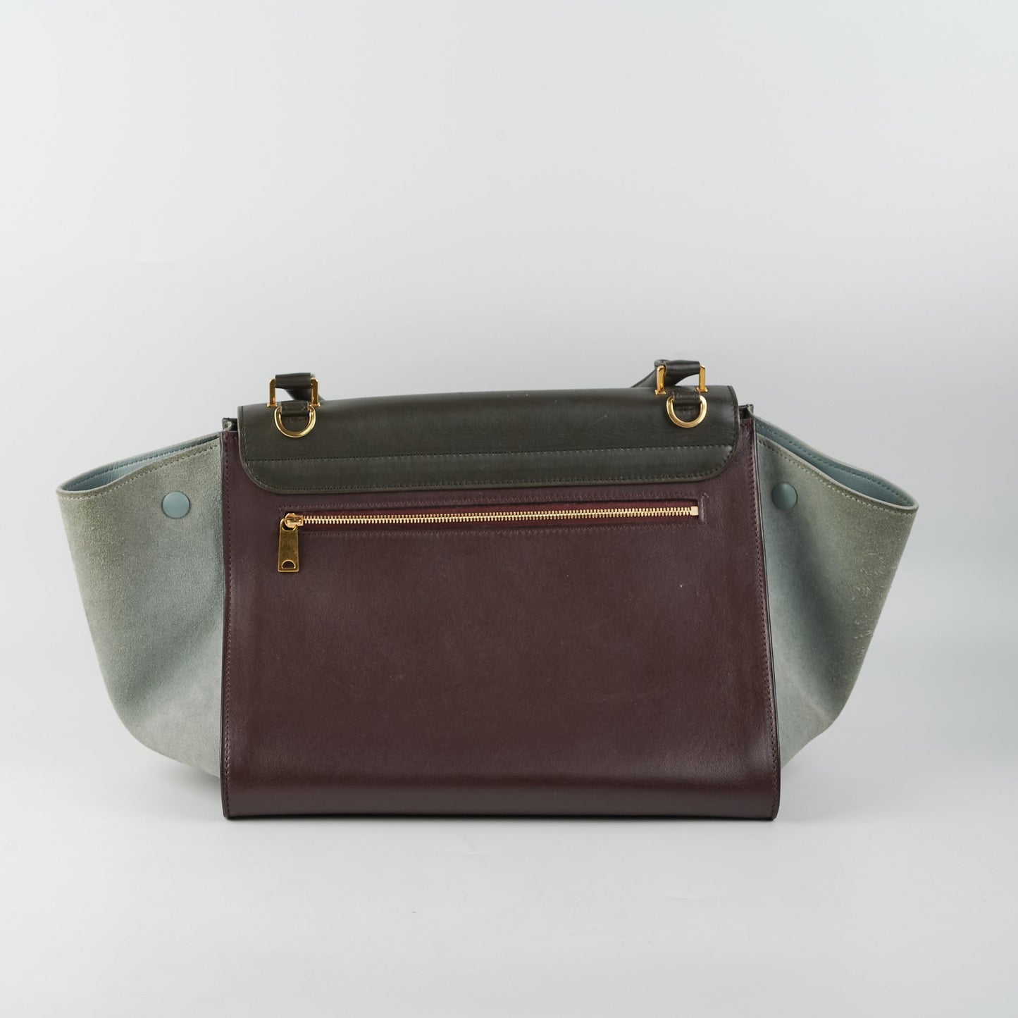 Luxury Trapeze Two Toned Bag Travel Bag